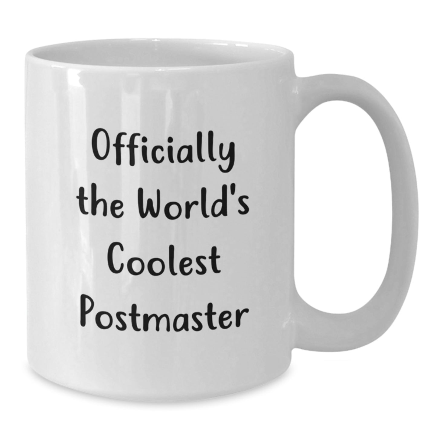 Funny Gifts from Men to Their World's Coolest Postmaster at Christmas Unique - White Coffee Mug - Additional