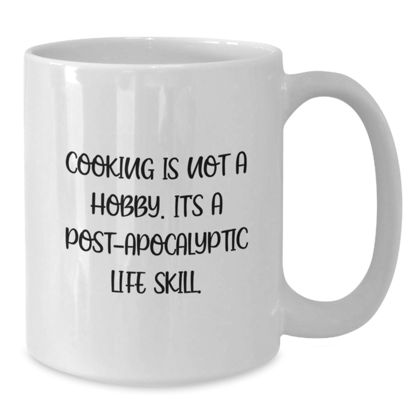 Funny Cooking Quotes White Coffee Mug Gifts for Cooking Men - White Ceramic Mug with 11oz or 15oz Capacity, Perfect for Christmas Unique Gifts from Men to Friends - Additional