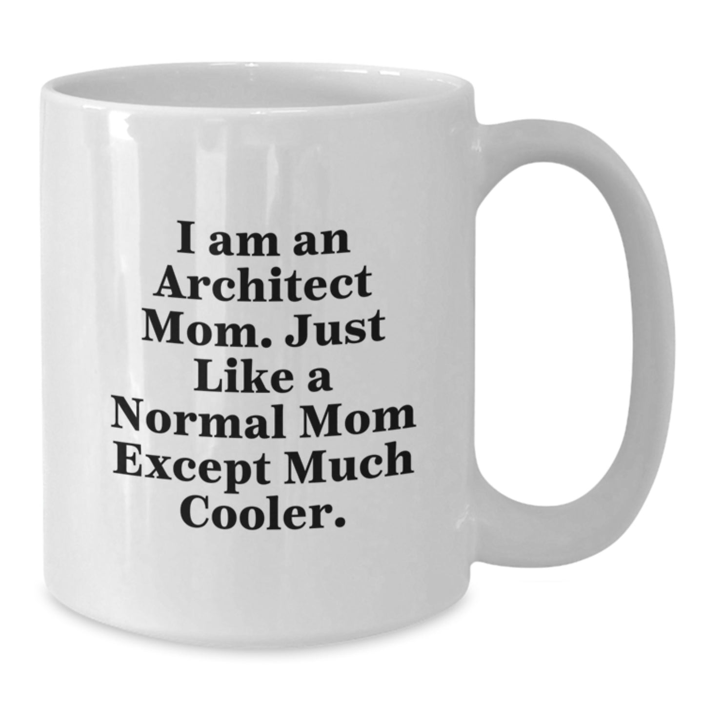 Funny Architect Mom Gifts - White Coffee Mug for Birthday - 11oz or 15oz Ceramic Mug from Friends and Family - Unique Birthday Unique Gifts for Architects and Coffee Lovers - Additional