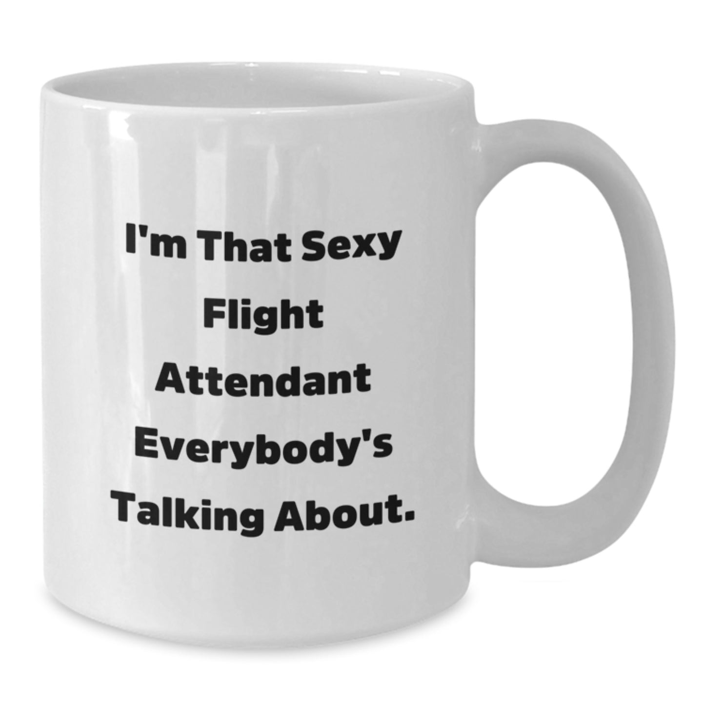 Funny Flight Attendant Gifts from Men to Their Favorite White Coffee Mug Lover on Valentine's - Additional