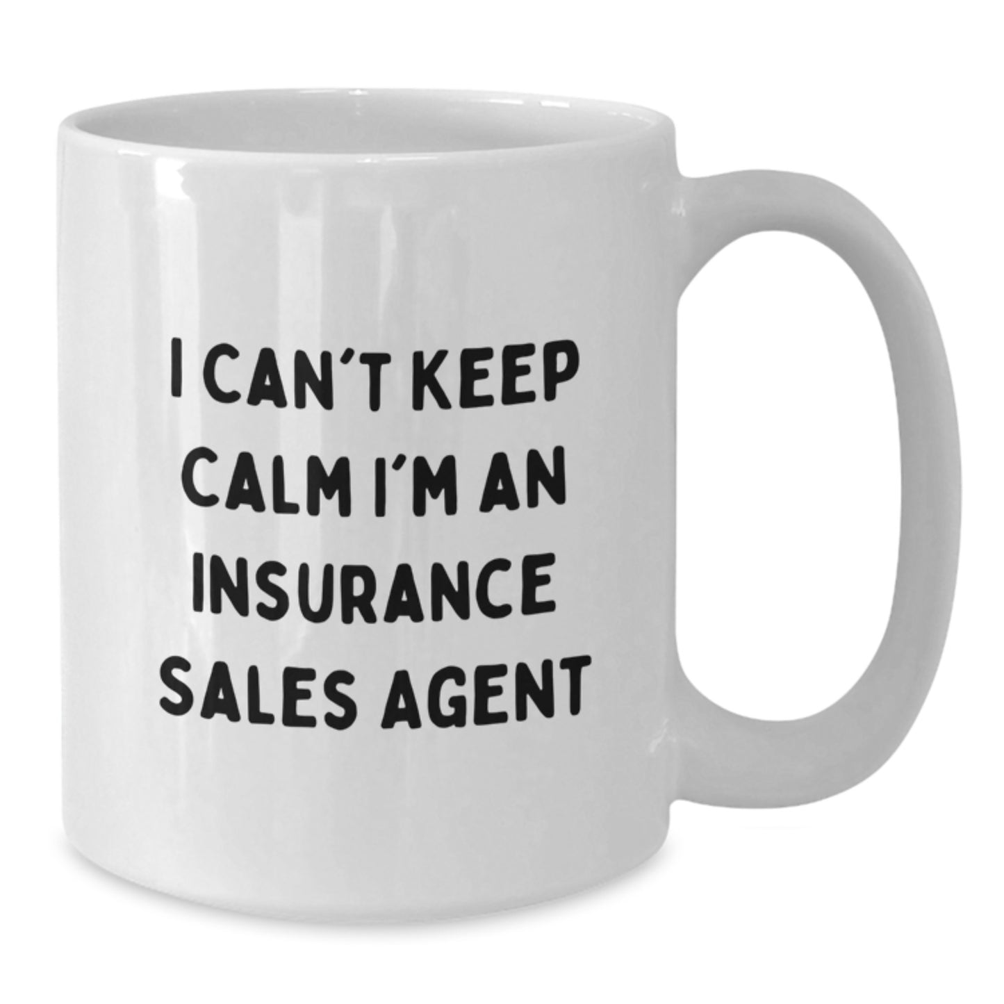 Funny Insurance Sales Agent Gifts for Men - I'm An Insurance Sales Agent, White Coffee Mug, Perfect for Fathers Day Unique Gifts from Family - Additional