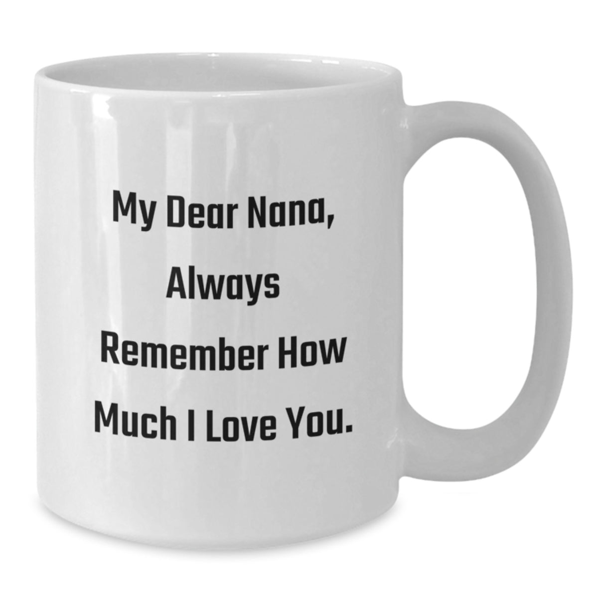 Funny Nana Quotes White Coffee Mugs, Gifts from Family to Nana, Father's Day Unique Gifts for Nana, White Ceramic Mug - Additional