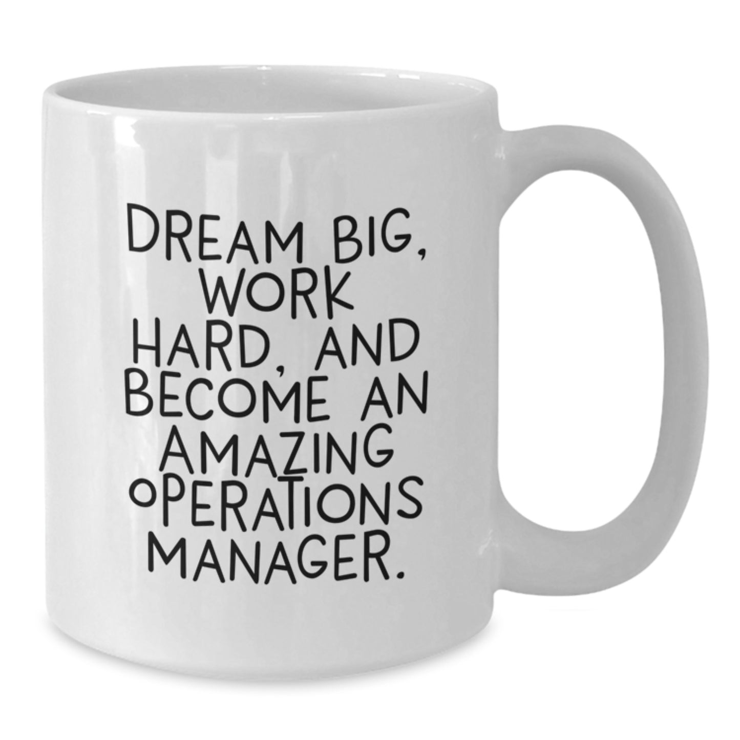 Operations Manager Keepsake White Coffee Mug for Him Birthday Gift - Additional