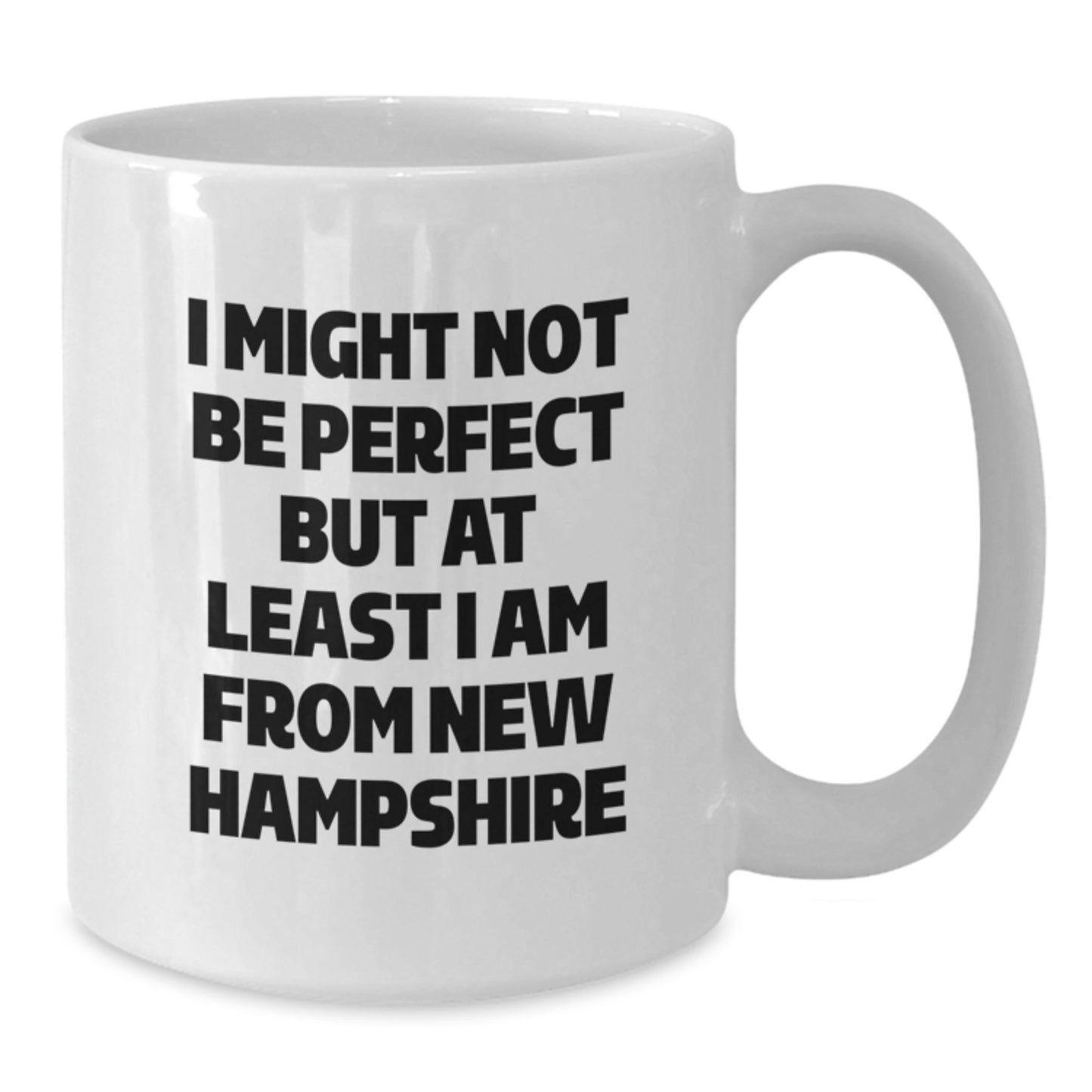 New Hampshire White Coffee Mugs Funny Quote Gifts from Family for Friends, Perfect New Hampshire Christmas Unique Gifts for Women Men, White Coffee Mug with Large 11oz 15oz Capacity - Additional