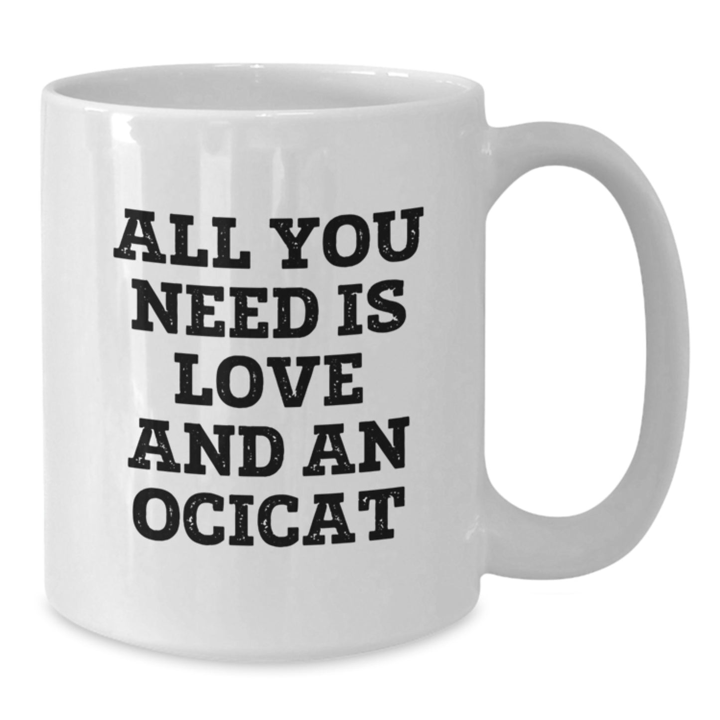 Funny Ocicat White Coffee Mug Gifts from Family for Graduation Unique Gifts - Additional