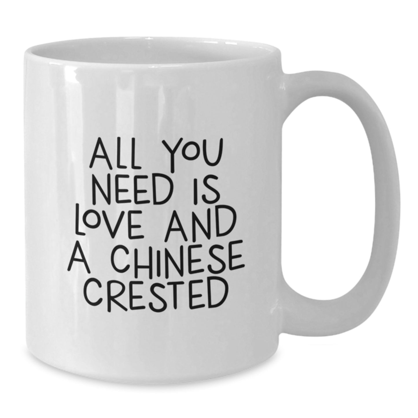 A Funny White Coffee Mug for Chinese Crested Dog Lovers Graduation Unique Gifts from Friends - Additional