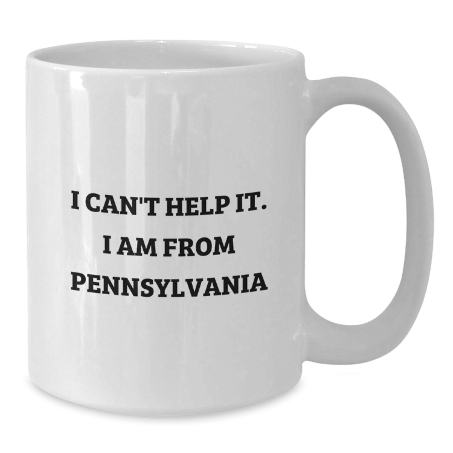 Funny Pennsylvania Quote Gifts from Friends for Men and Women White Coffee Mug, Perfect for Graduation Unique Gifts from Pennsylvania - Additional