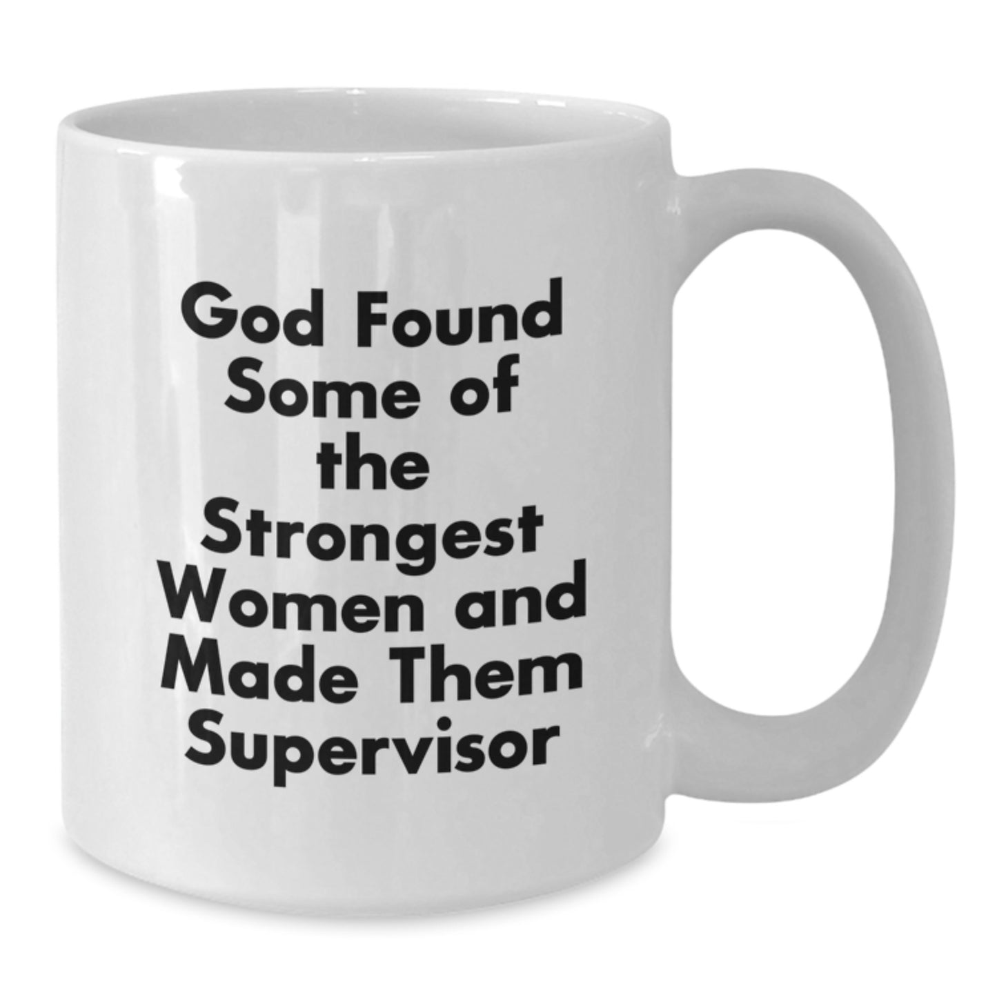 Funny Supervisor Gifts from Women, White Coffee Mug for Supervisor, Graduation Unique Gifts - Additional