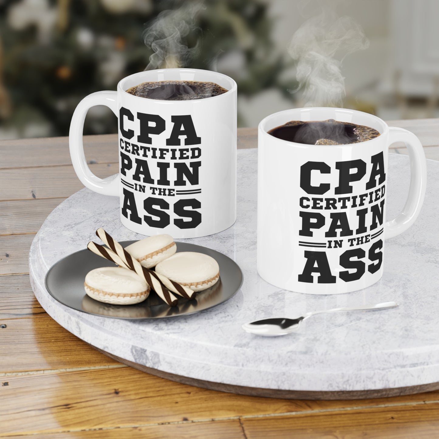 Accountant Coffee Mug - CPA Certified Pain In The Ass | Funny Gift