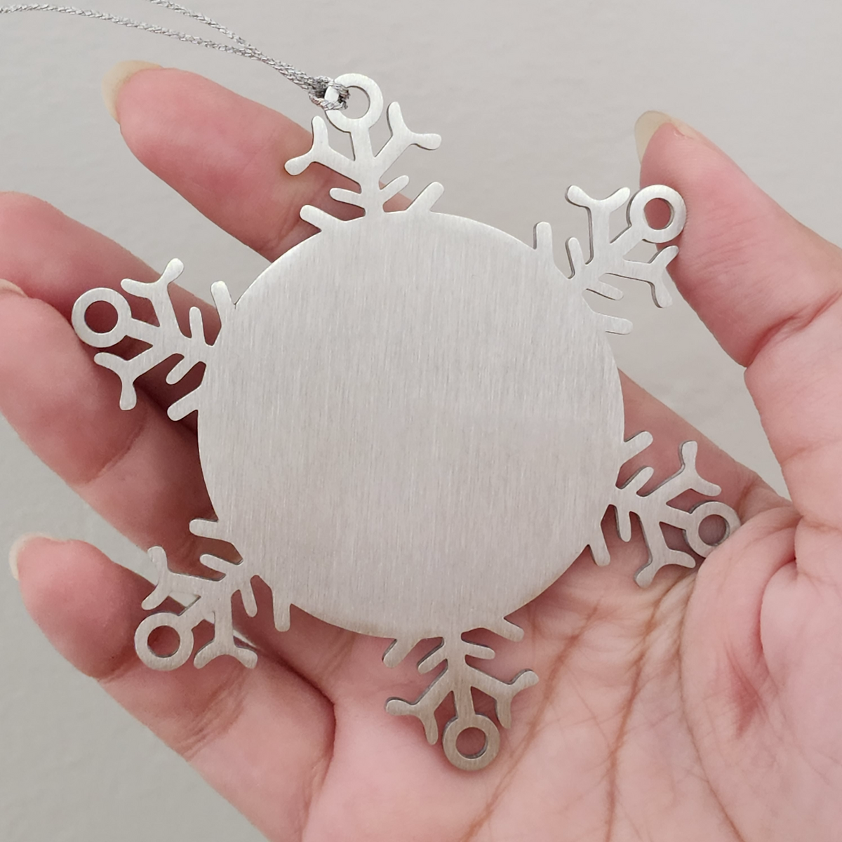 Jeweler's Laughter: Do Not Make Me Use My Jeweler Voice Snowflake Ornament - Funny Christmas Unique Gifts from the Jeweler to Your Favorite Funny Relative, Friend, or Coworker - Image 4