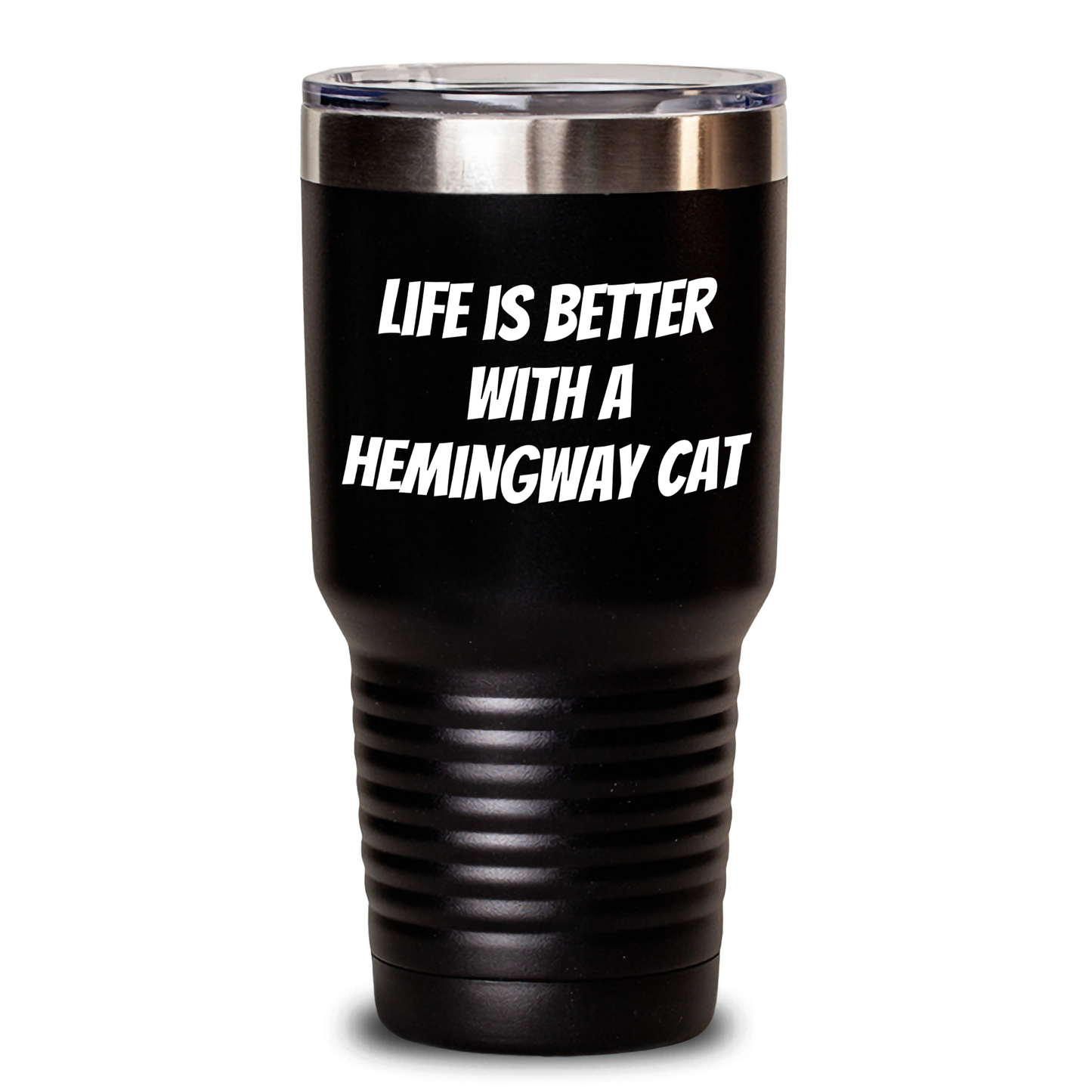 Funny Hemingway Cat Gifts for Men Father's Day Unique Tumblers from Friends - Main