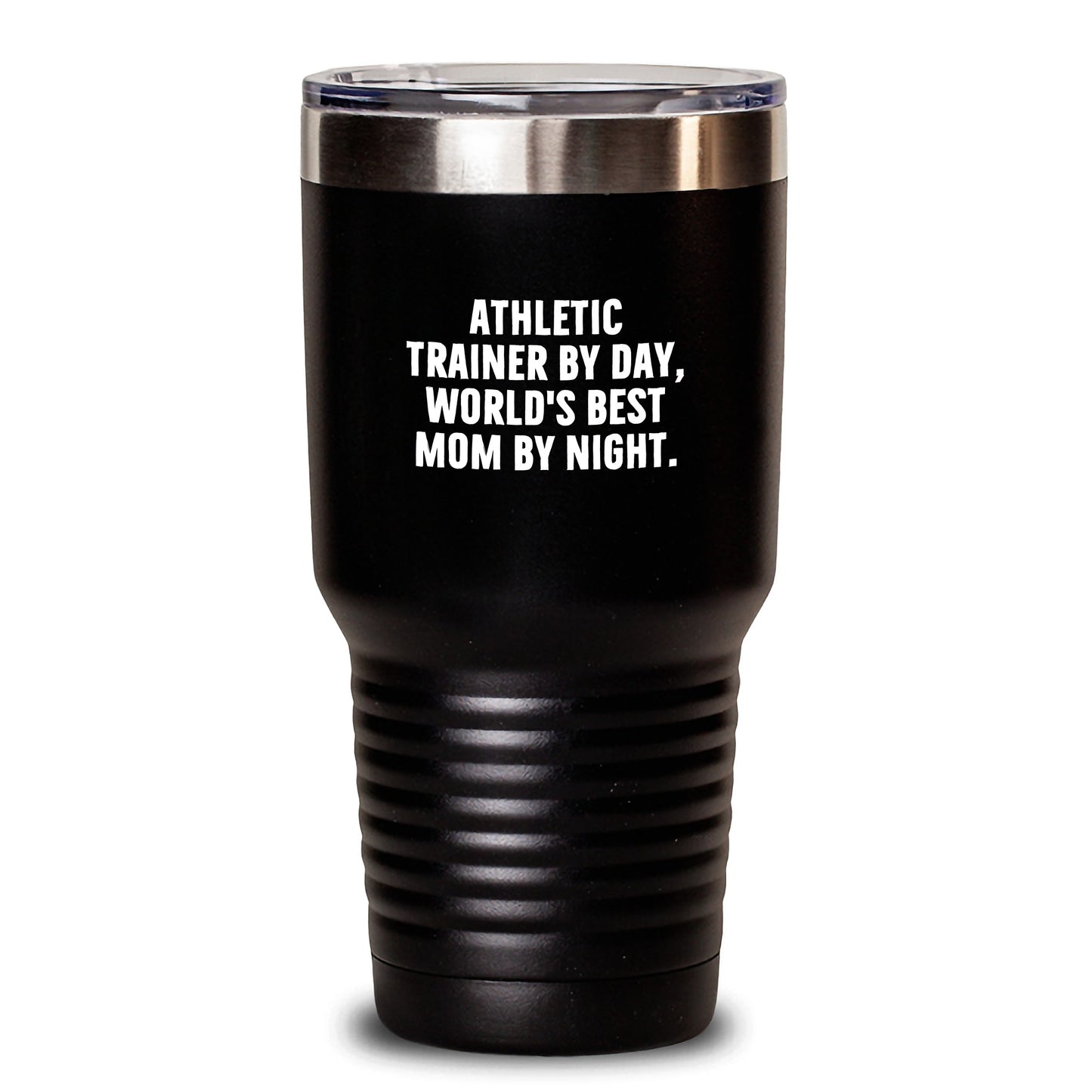 Funny Athletic Trainer Gifts for Men, Unique Tumbler for World's Best Mom, Stainless Steel, 20oz or 30oz, Valentine's Unique Gifts from Mom - Main