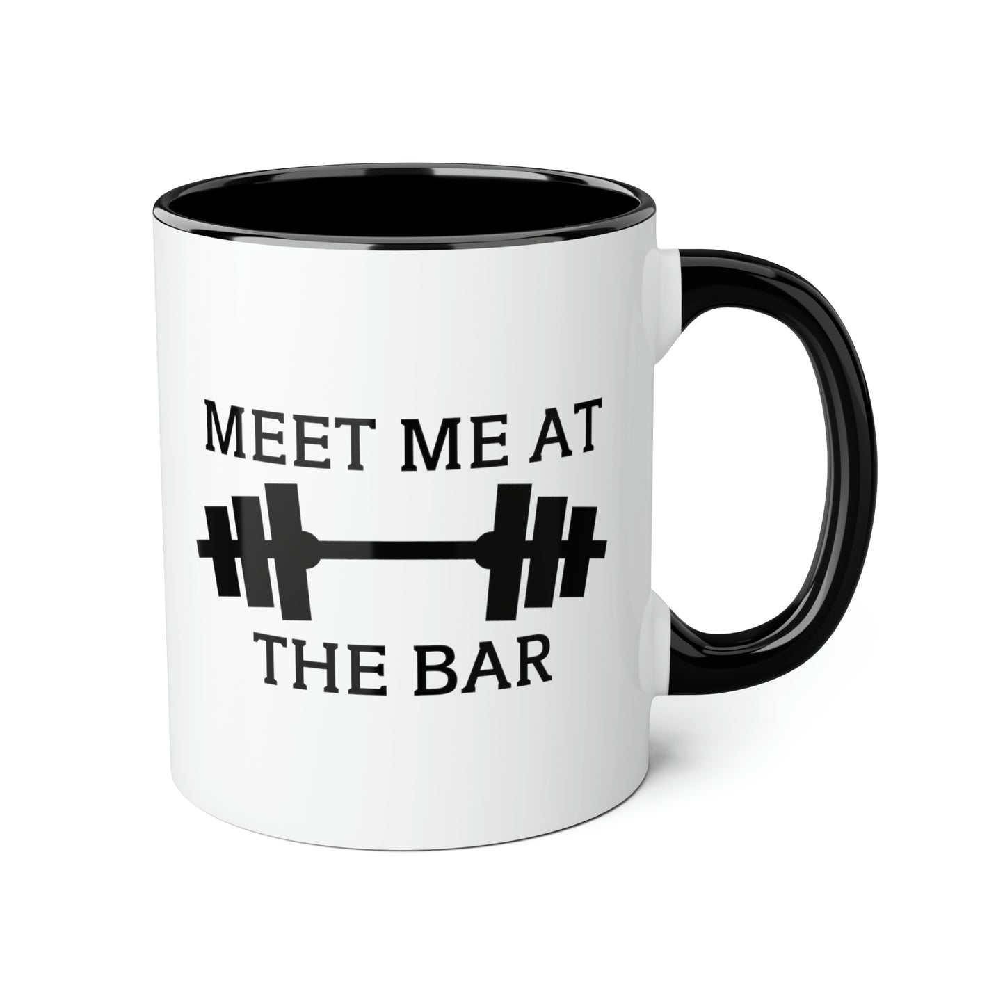 Personal Trainer Coffee Mug - Meet Me At The Bar Design | Fitness Gift
