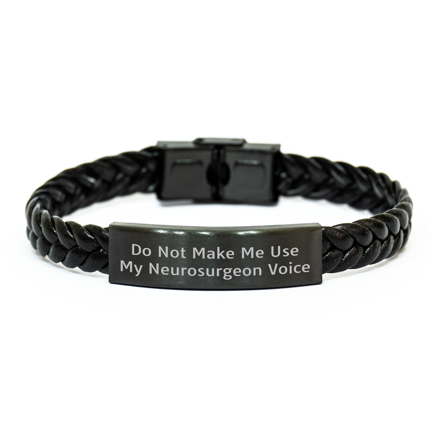 Neurosurgeon Humor Gifts from Friends, Funny Interlaced Leather Bracel, Mother's Day Unique Gifts for Neurosurgeon - Image 1