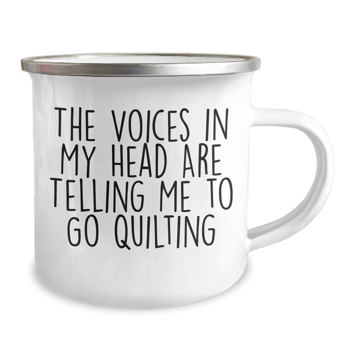 Quilting Voices Funny Camping Mug Gifts for Father's Day from Friends - Image 2