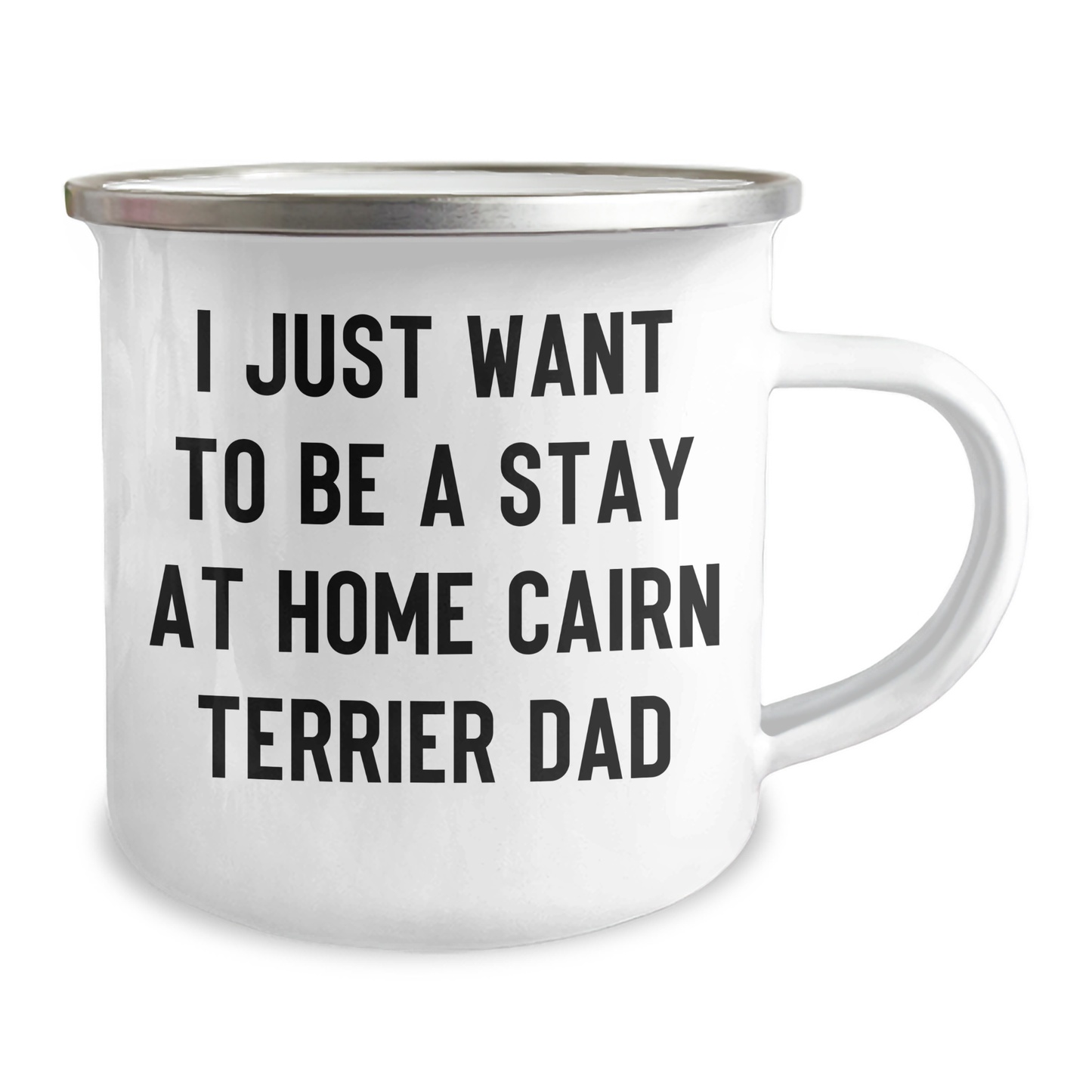 Cairn Terrier Dad Gifts, Funny Quote Camping Mug for Him, Father's Day Unique Gifts from Men to Cairn Terrier Dog Lovers - Image 2