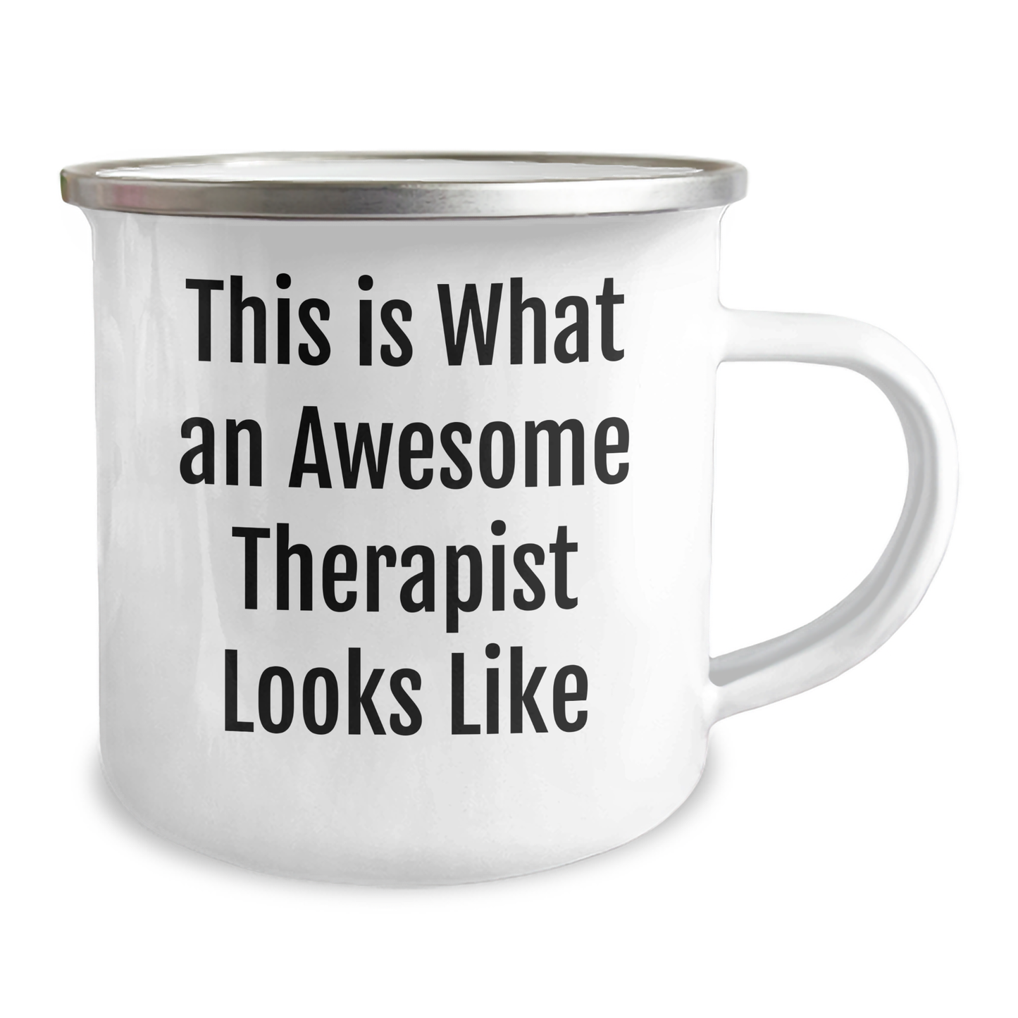 Funny This Is What A Therapist Looks Like - Camping Mug - Gifts for Therapist - Gifts from Kids - Therapist Gifts for Women - Inspirational Gifts - Father's Day Unique Gifts - Image 2