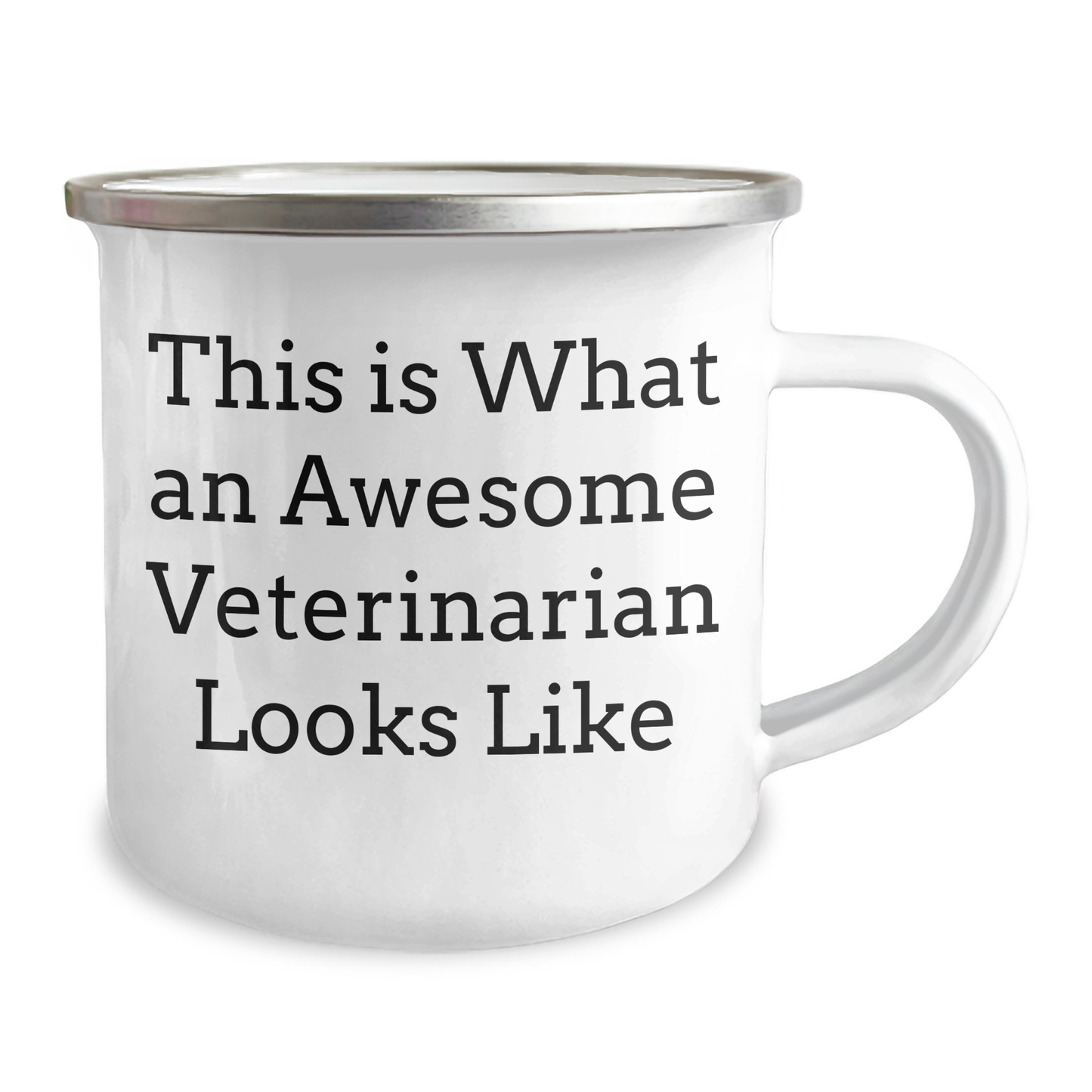 Veterinarian's Awesome Gift: Funny Quote on Camping Mug for Father's Day, Loves Veterinarian - Image 2