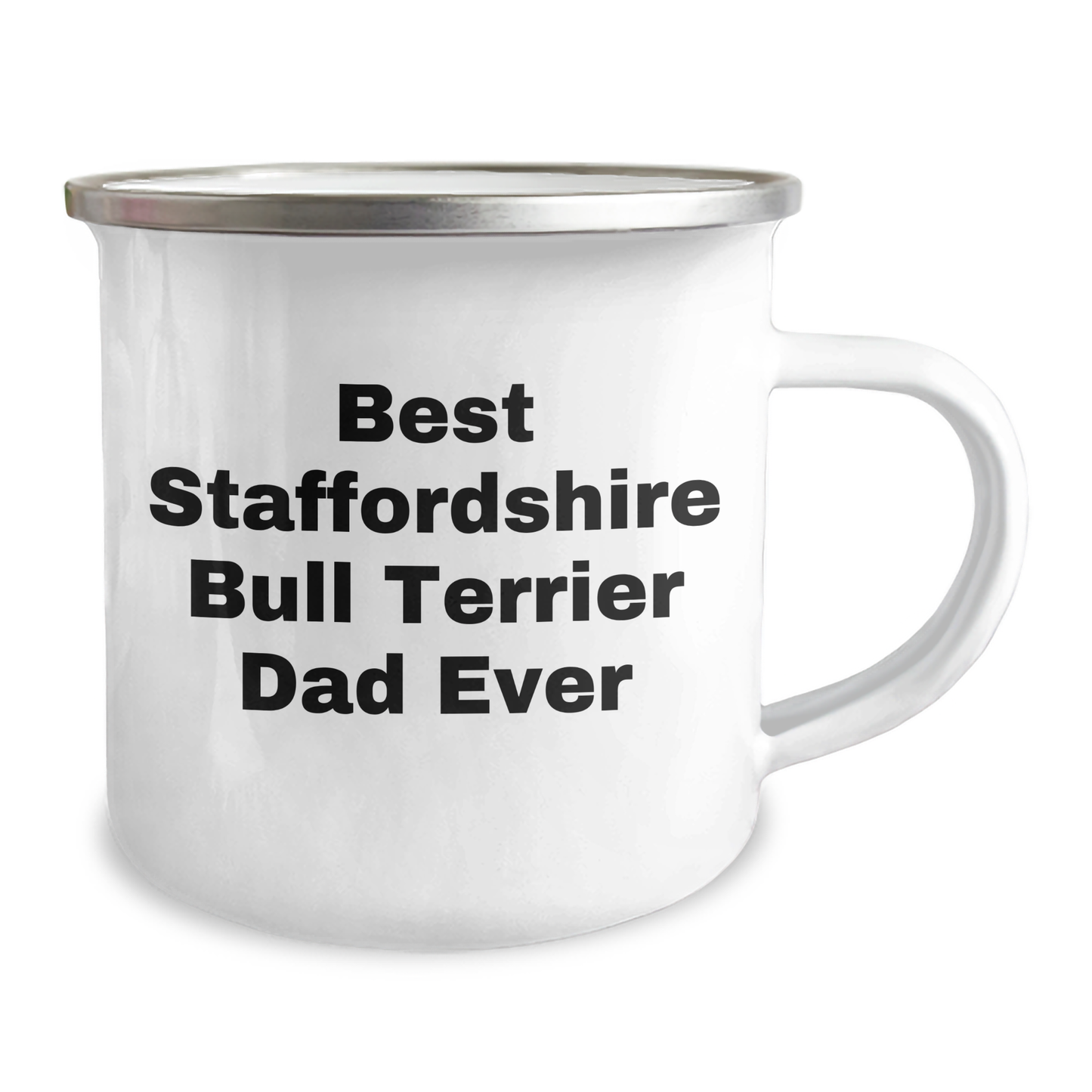 Funny Staffordshire Bull Terrier Dog Dad Gifts from Men to Unique Camping Mugs for Father's Day - Image 2