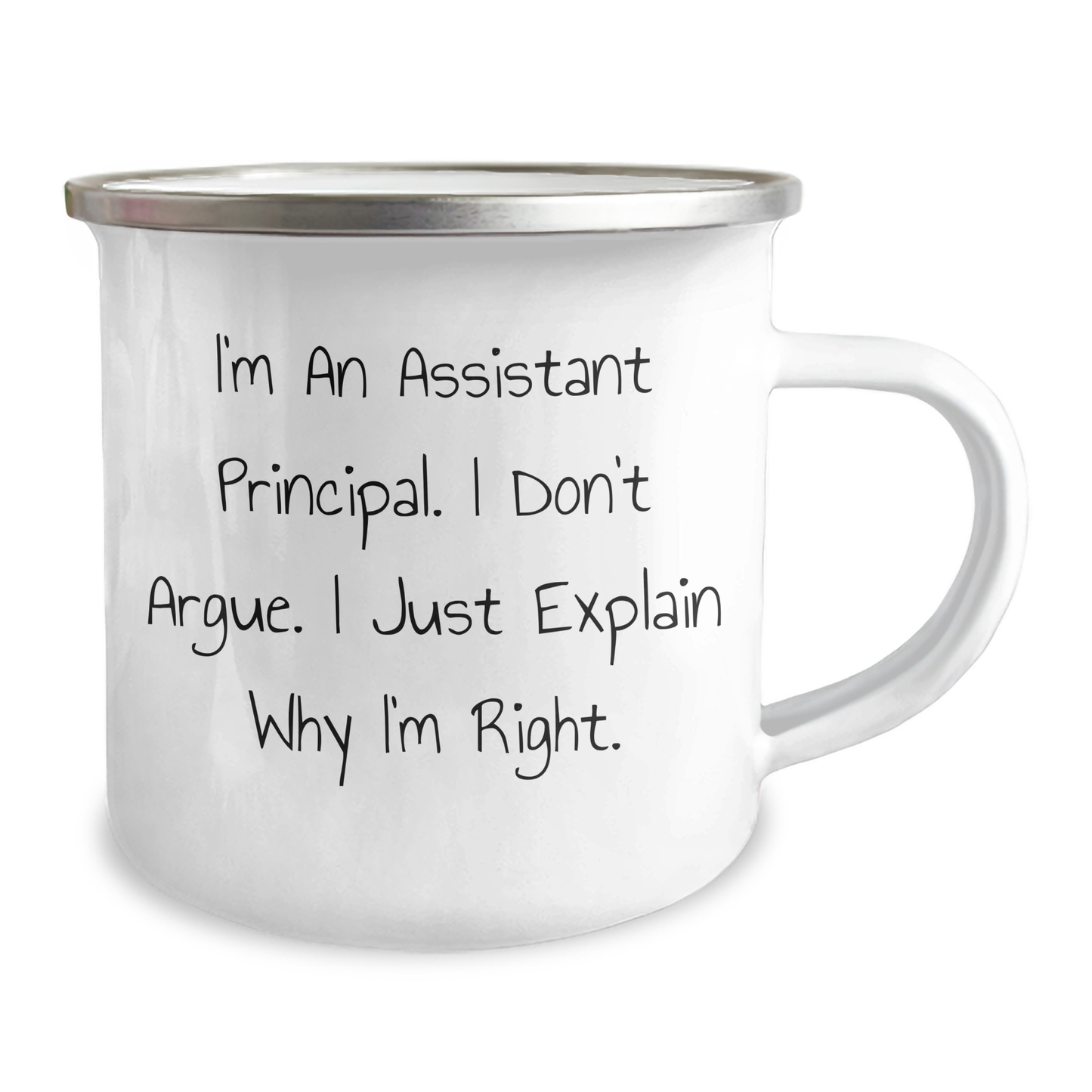 Funny Assistant Principal Gifts, Inspirational Camping Mug for Graduation, Gifts from Friends, Gifts for Assistant Principal - Image 2