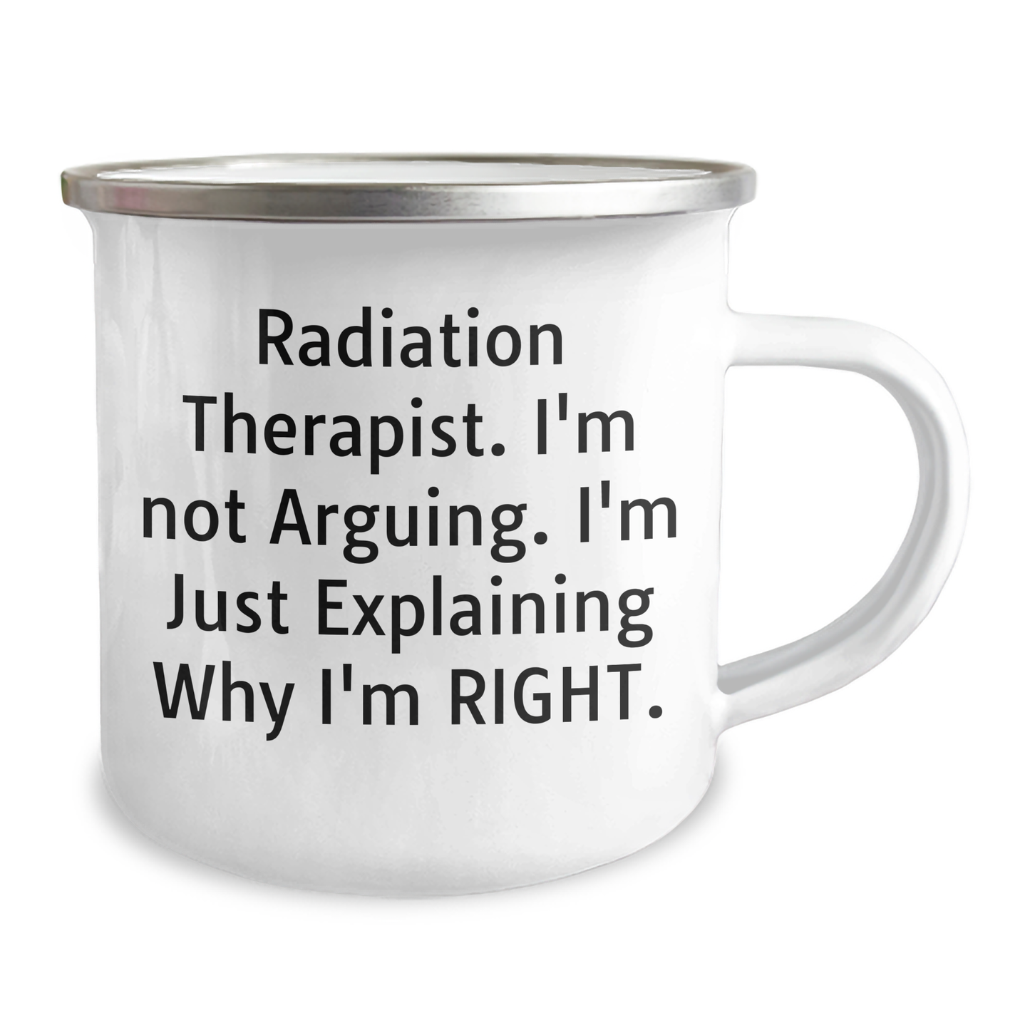 Radiation Therapist Gifts, Funny Camping Mug, Mother's Day Unique Gifts from Men to Radiation Therapist Women Friends Coworkers Family - Image 2