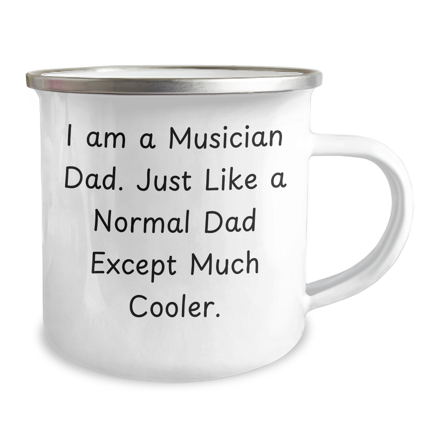 Funny Musician Dad Gifts, I Am A Musician Dad Gifts, Camping Mug for Men, Unique Father's Day Unique Gifts from Family, Musician Camping Mug for Him - Image 2