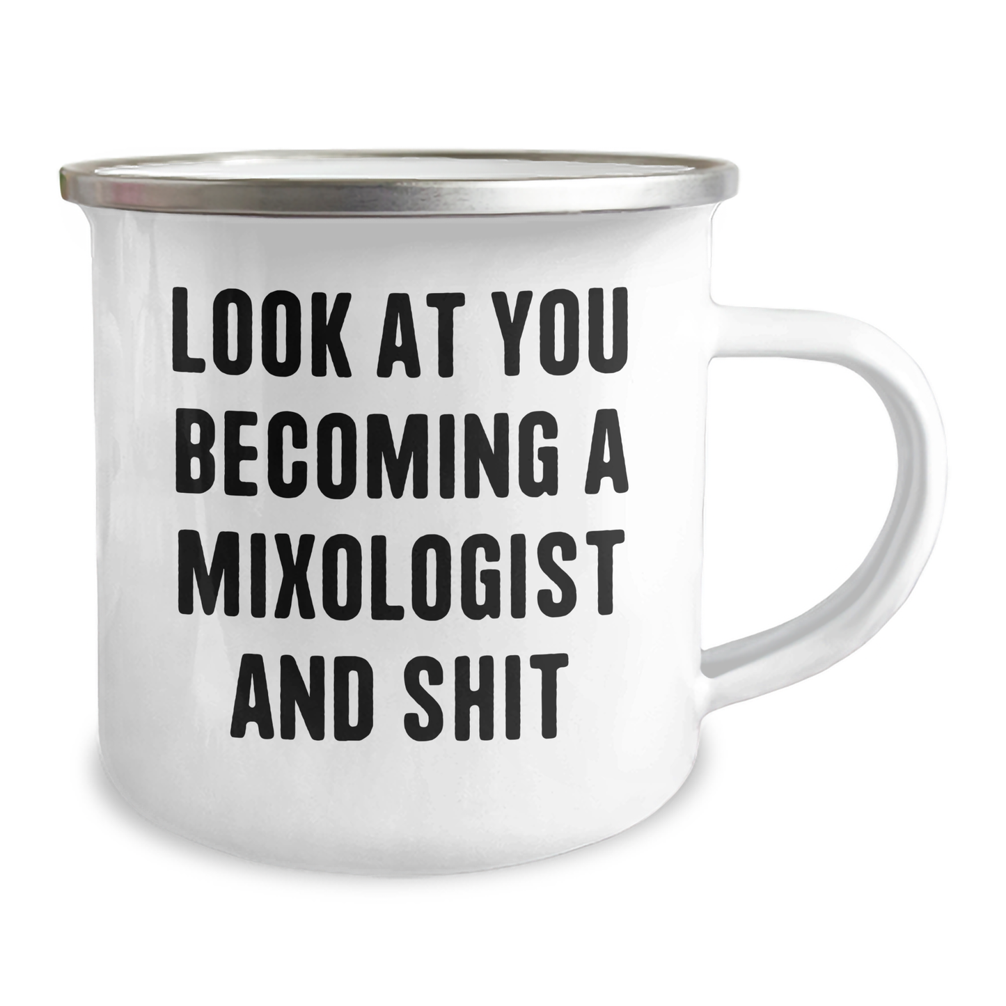 Funny Mixologist Gifts from Friends, Gifts for Mixologists, Camping Mug for Graduation - Image 2