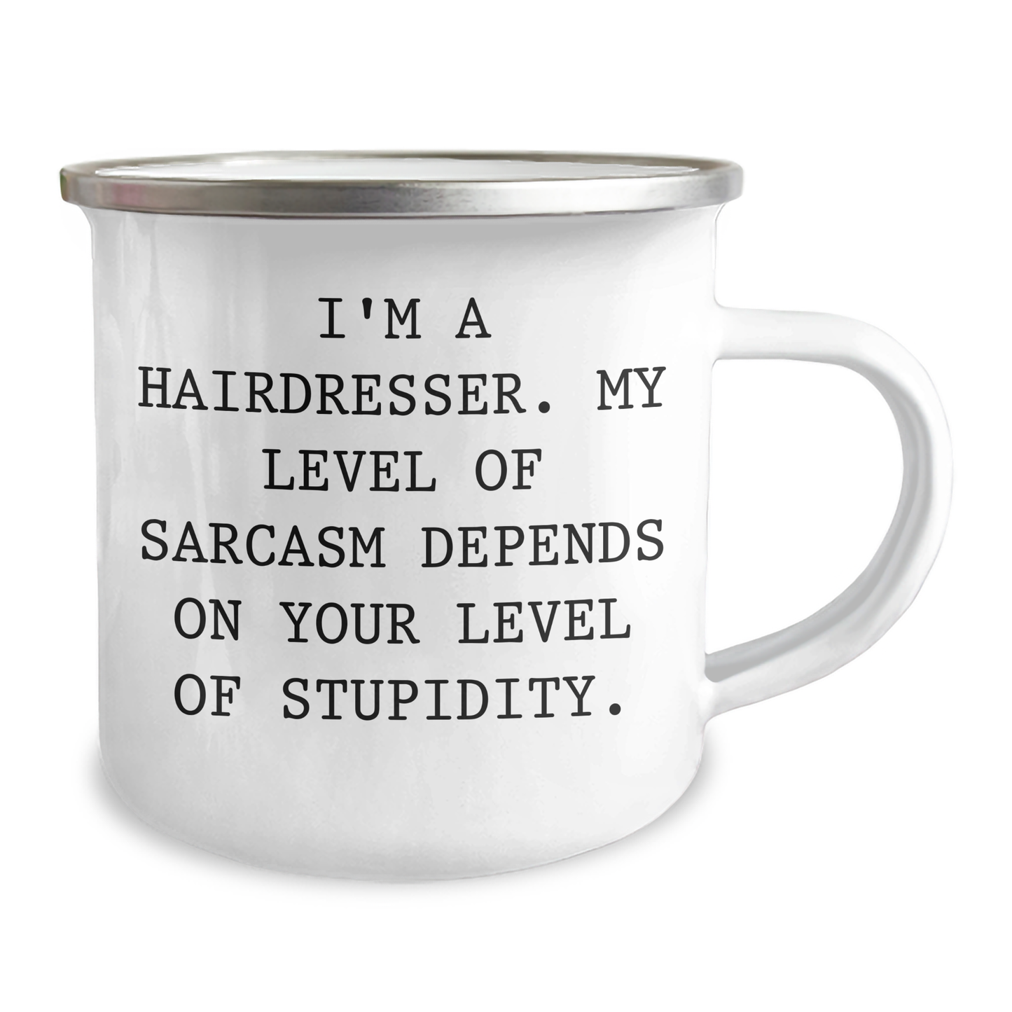 Sassy Hairdresser Gifts, Funny Camping Mug for Hairdressers, 'I'm A Hairdresser, Gifts from Friends for Mother's Day - Image 2