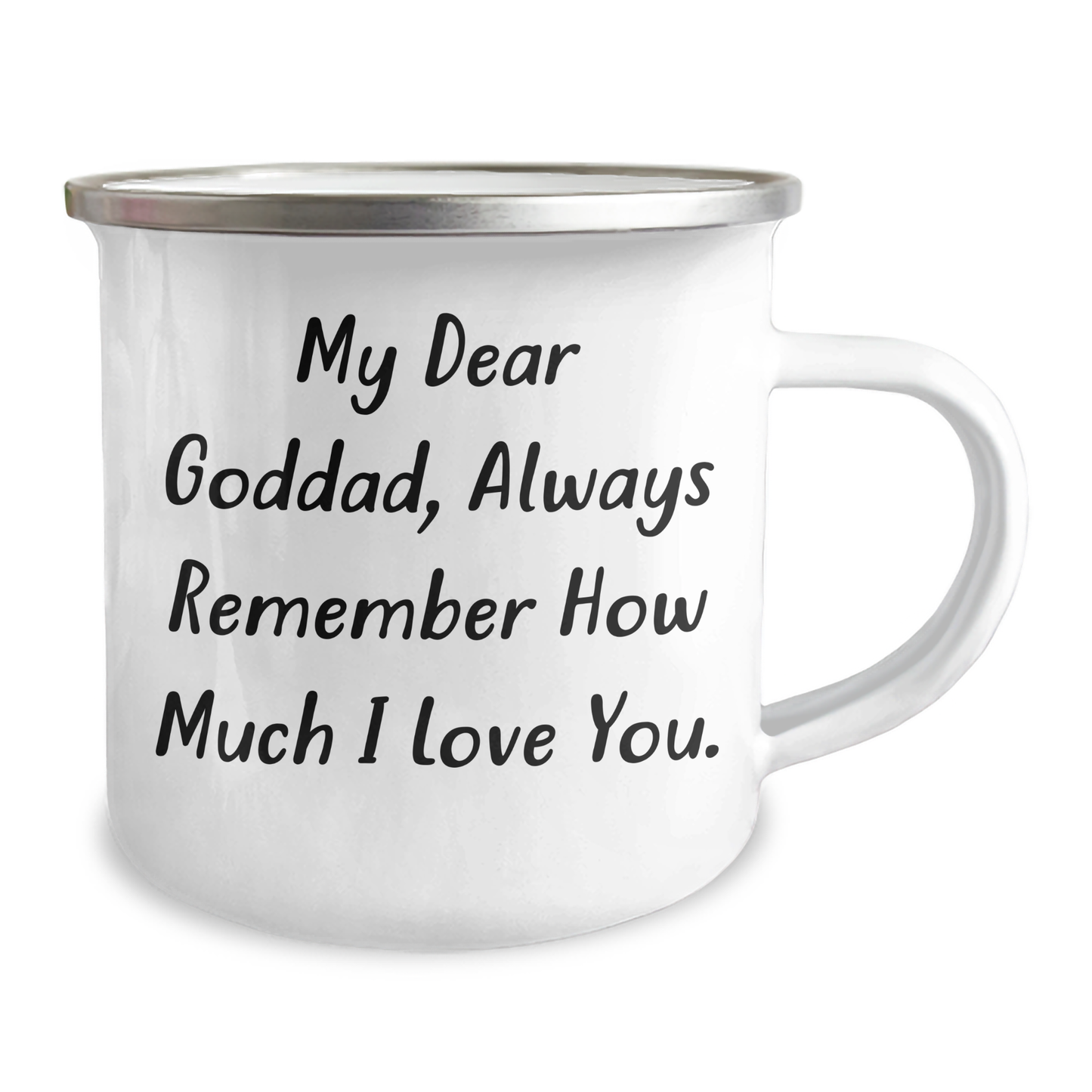 Goddad Love Camping Mugs, Funny Quote Gifts for Goddads from Men, Unique Mother's Day Unique Gifts for Her - Image 2