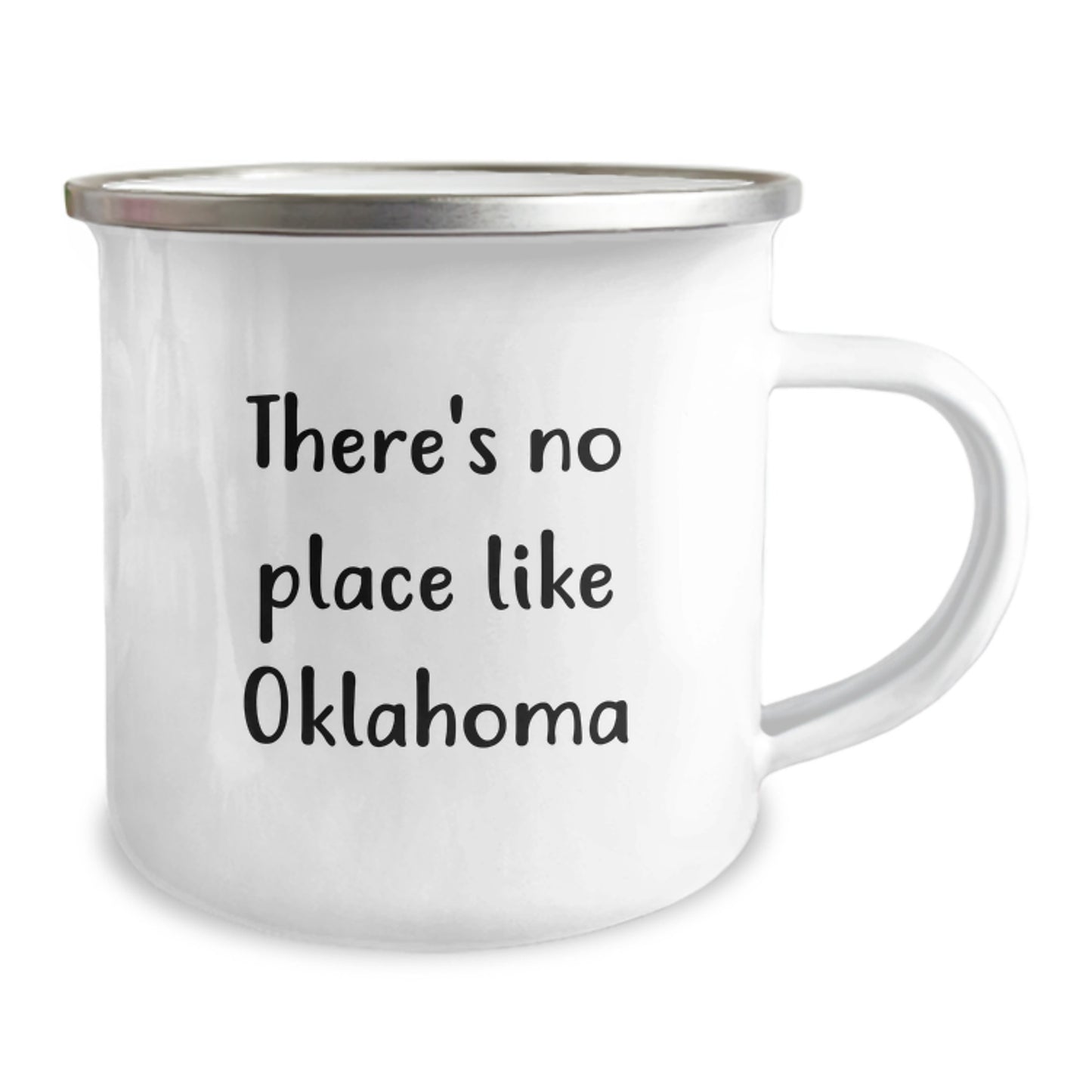 Oklahoma Camping Mug, Gifts for Oklahoma Men from Friends, Funny 'There's No Place Like Oklahoma' Quote, Best Graduation Unique Gifts - Image 2