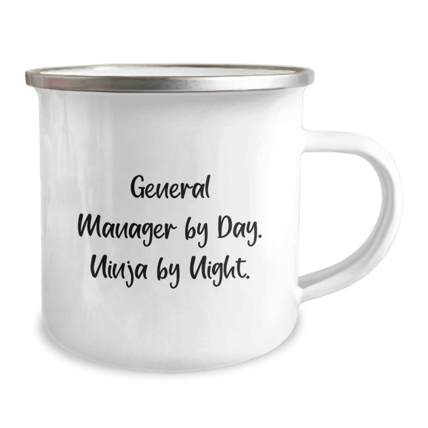 General Manager Keepsake Camping Mug for Him Birthday Gift 12oz - Image 2