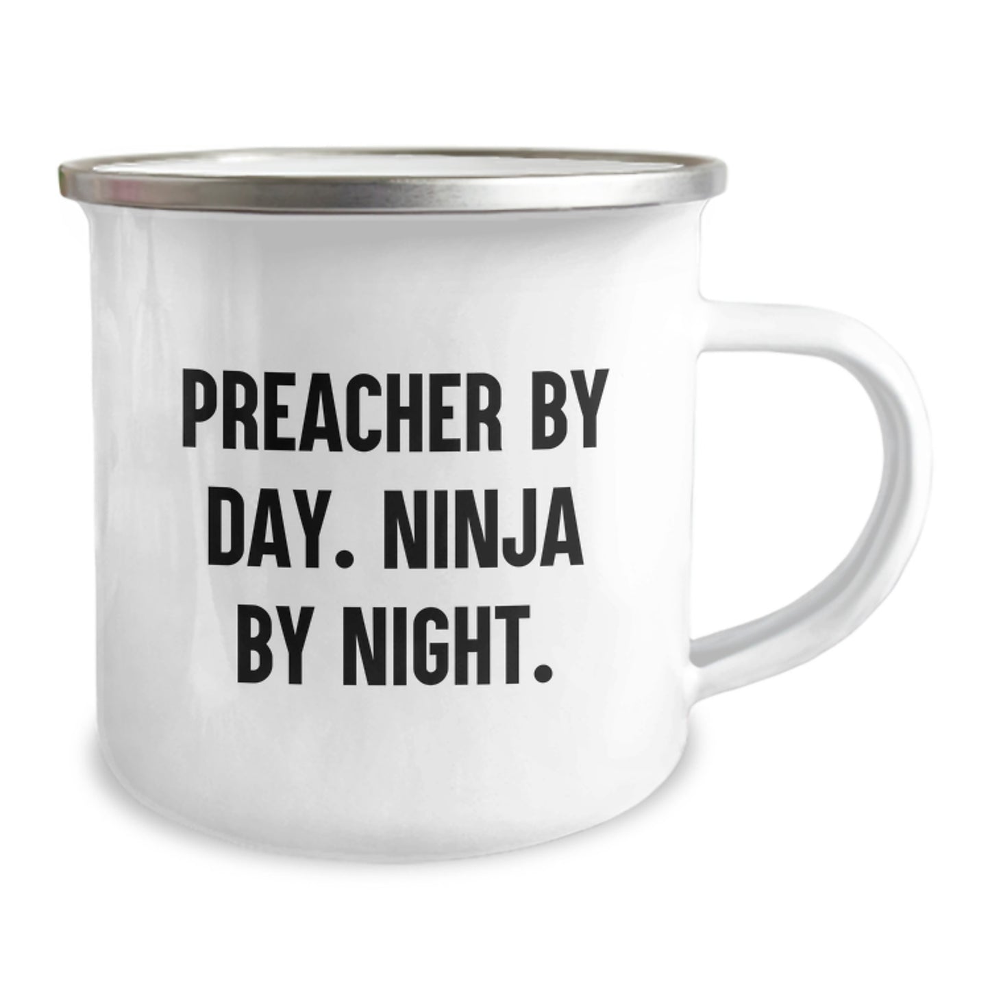 Funny Preacher Gifts from Men to Friends - Cute Preacher Camping Mug for Valentine's - Image 2