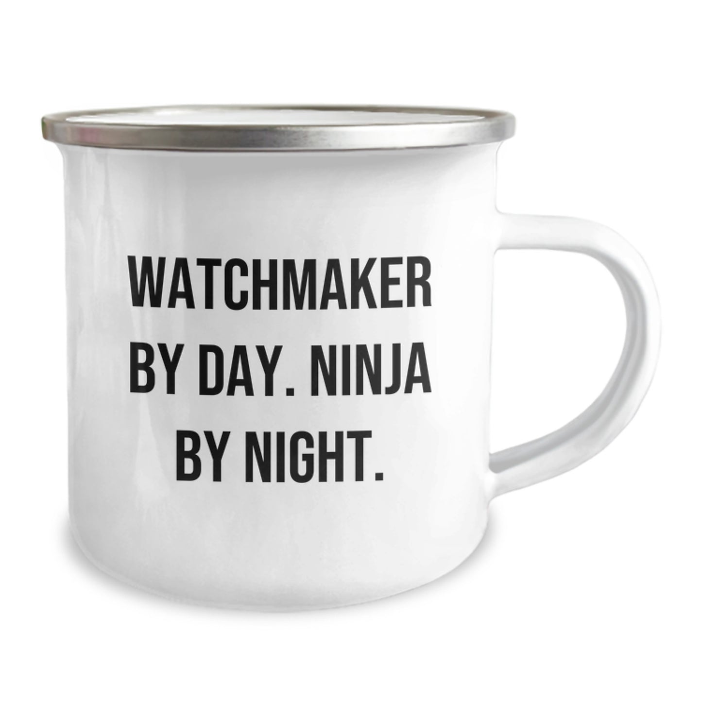 Watchmaker Gifts from Men, Funny Watchmaker Camping Mug for Him, Unique Valentine's Unique Gifts - Image 2