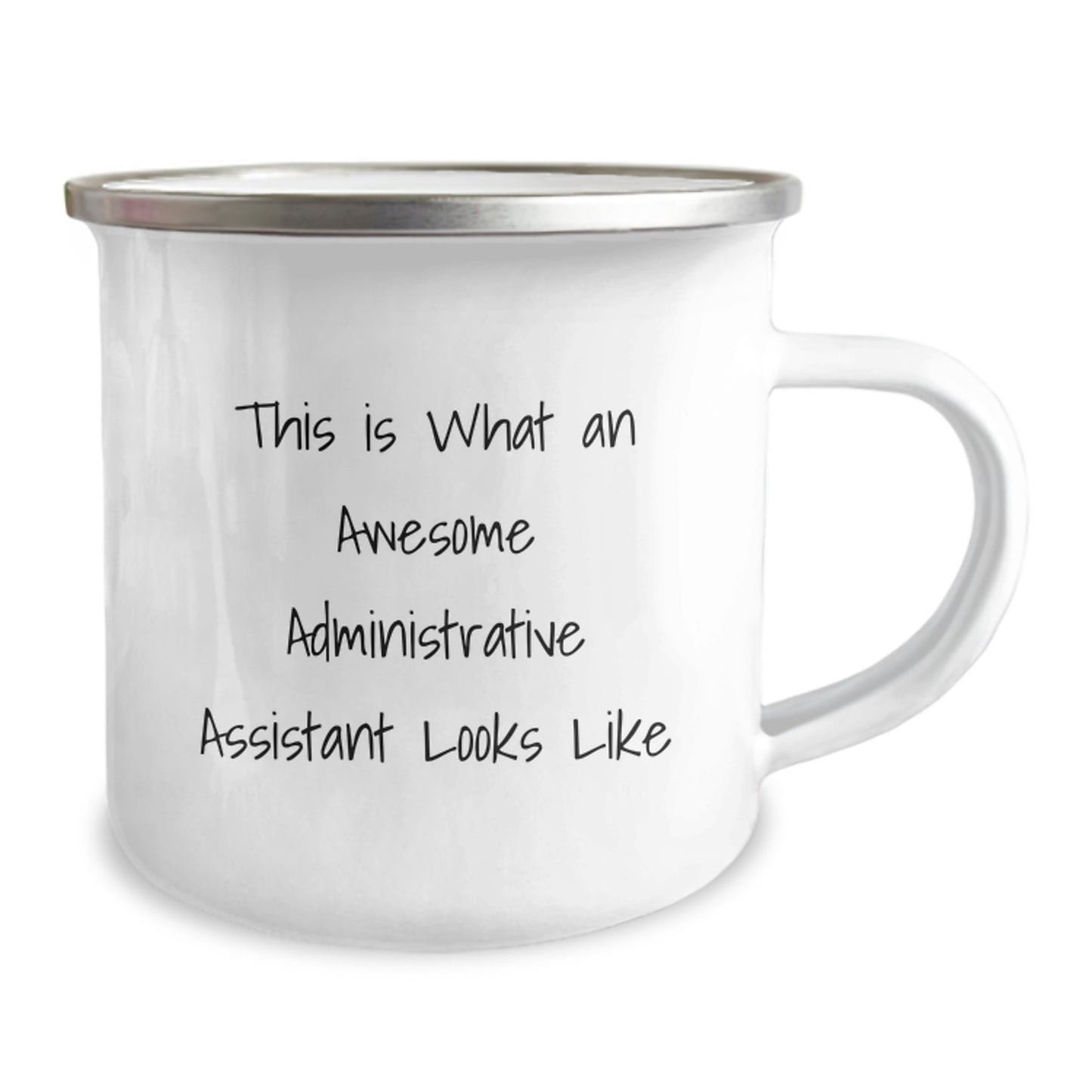 Funny Administrative Assistant Camping Mug Gifts from Friends on Valentine's - This Is What An Awesome Administrative Assistant Looks Like - Image 2