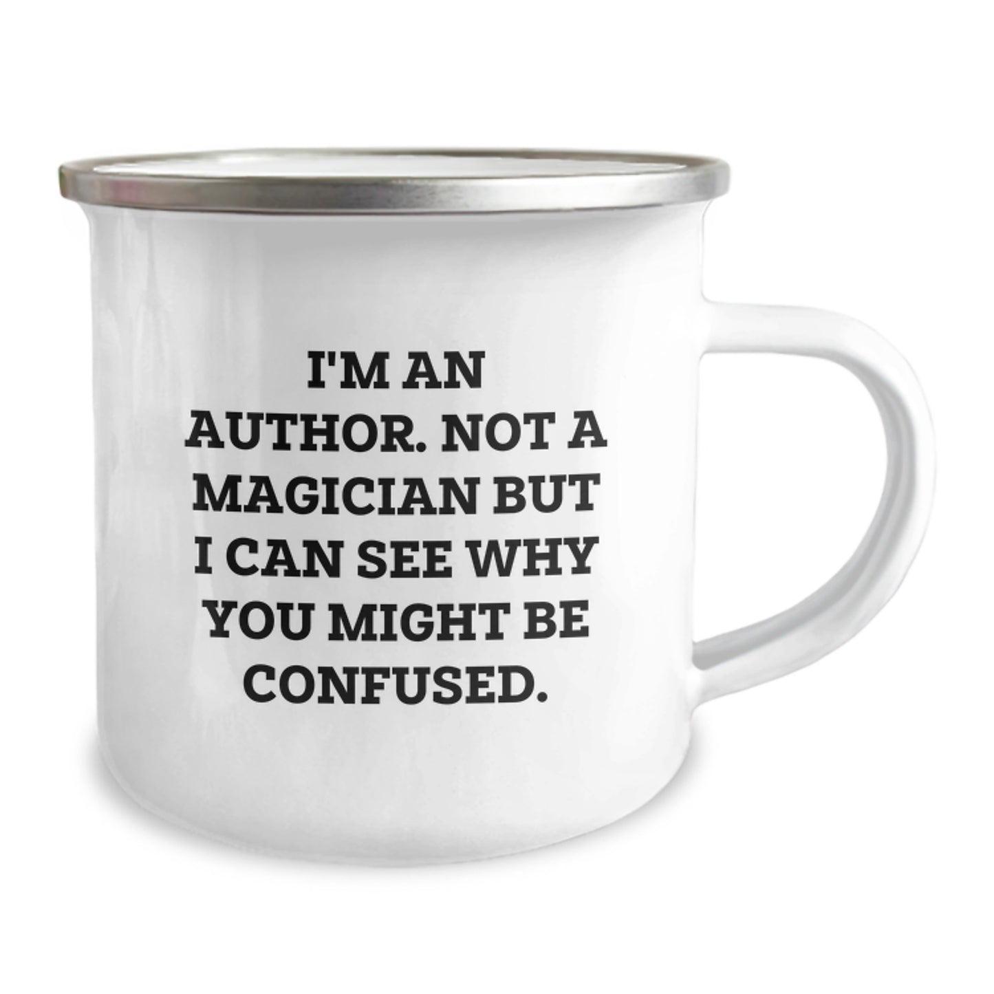 Funny Author Gifts for Graduation, Author Camping Mug, Unique Gifts from Friends to Family - Image 2