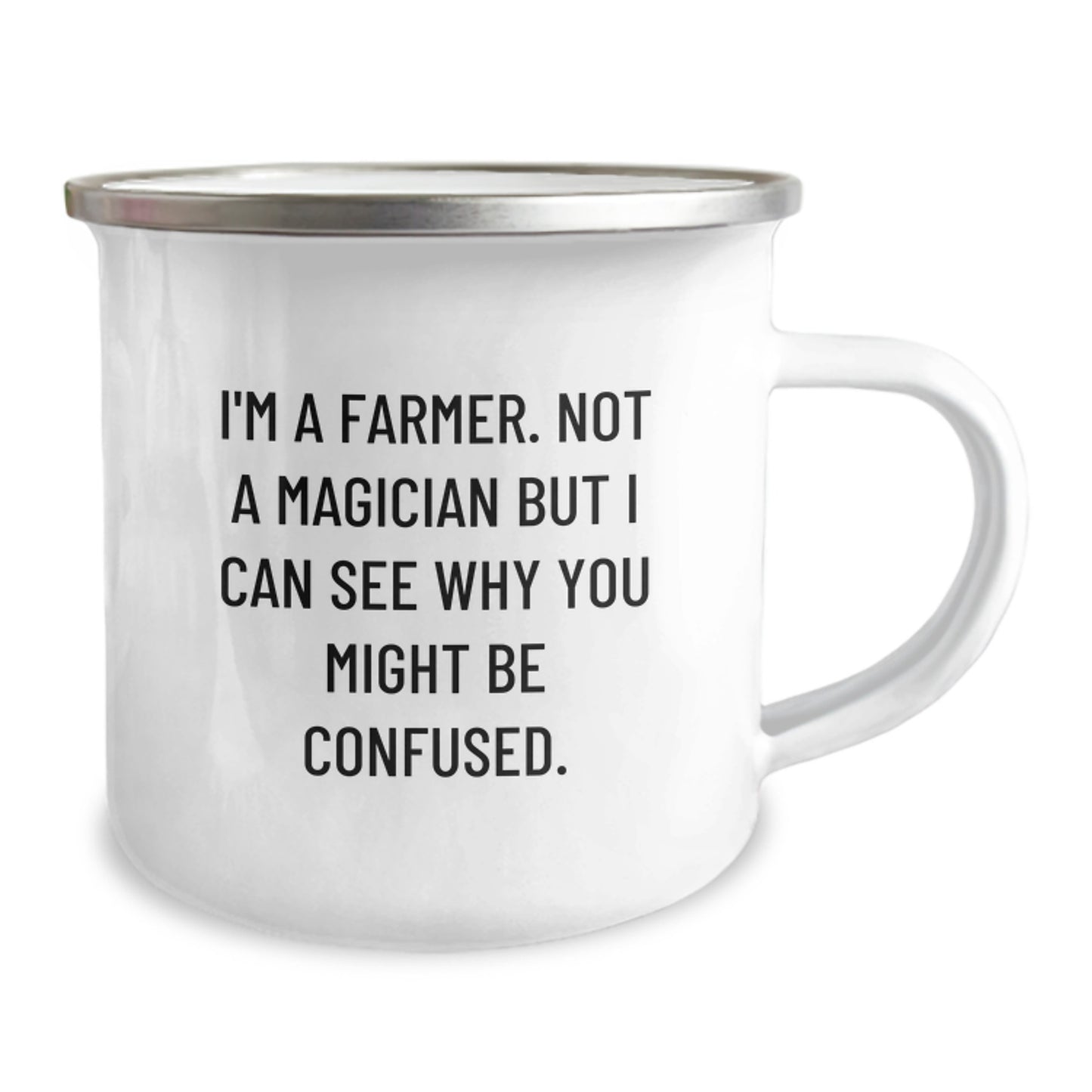 Gifts from Family and Friends for the Graduation of a Farmer - Funny Camping Mug - Image 2