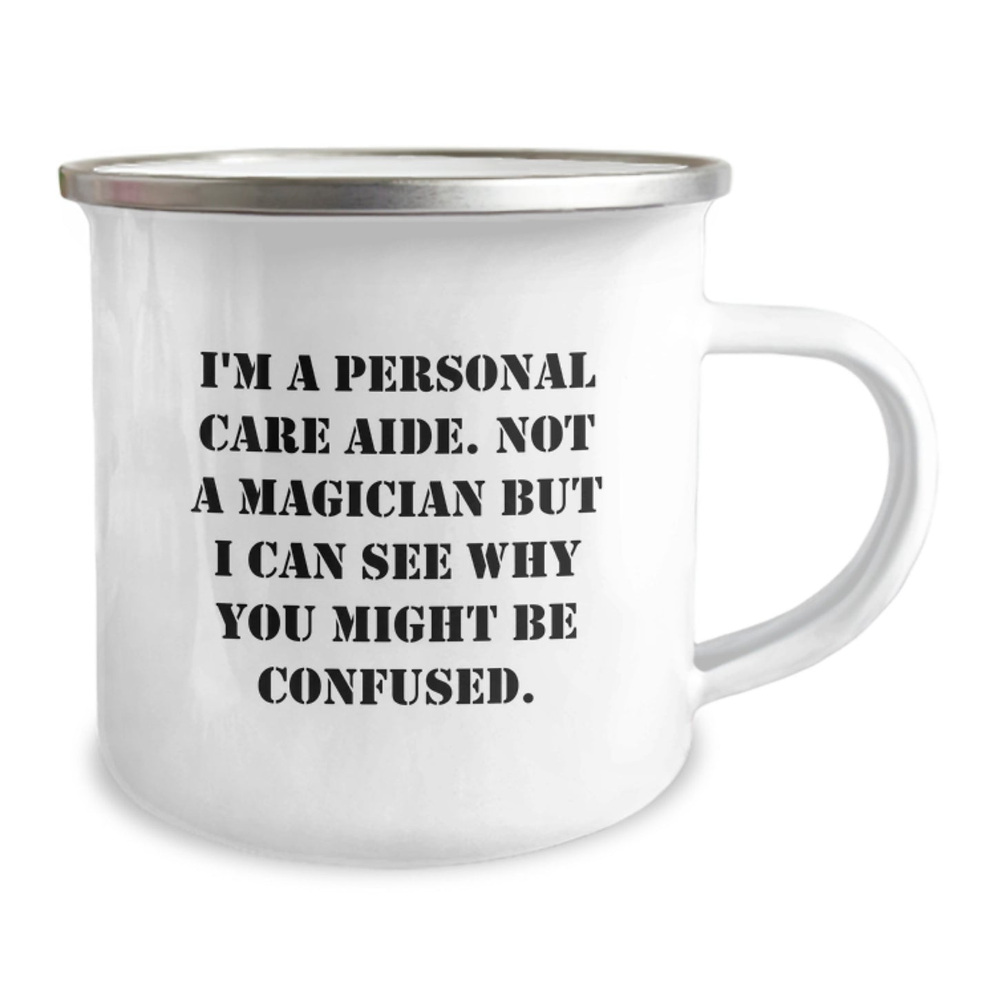 Personal Care Aide Keepsake Premium Camping Mug for Him Birthday Gift - Image 2