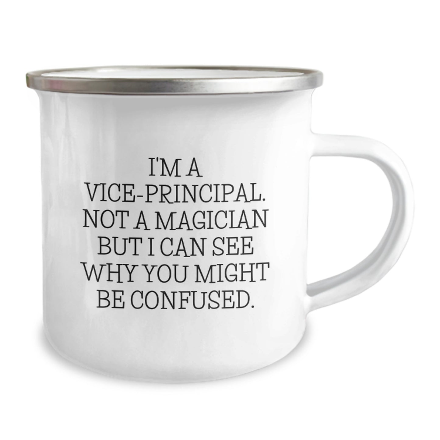 Funny Vice-Principal Gifts for Men from Friends - Camping Mug for Graduation Unique - Image 2
