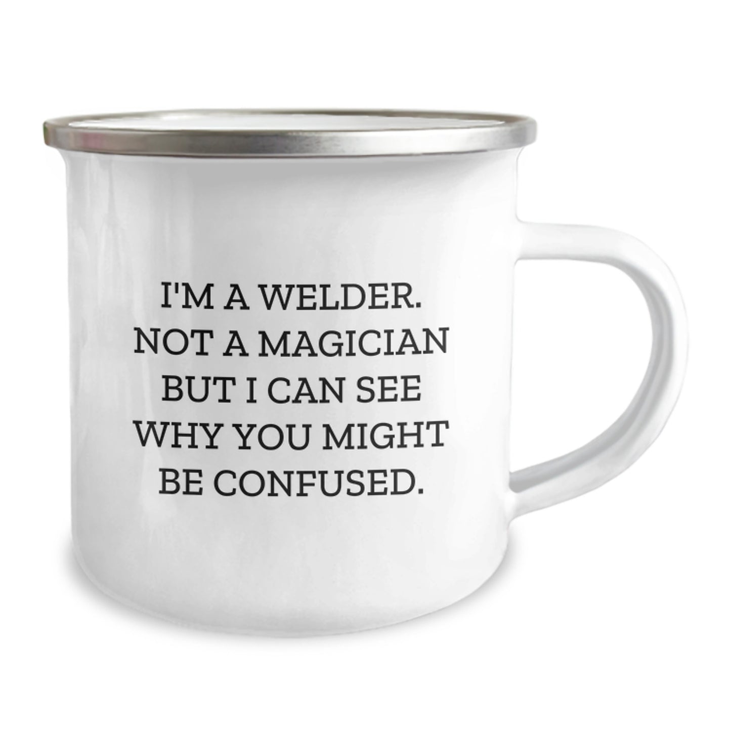 Welder Keepsake Camping Mug Birthday Gift for Him - Image 2