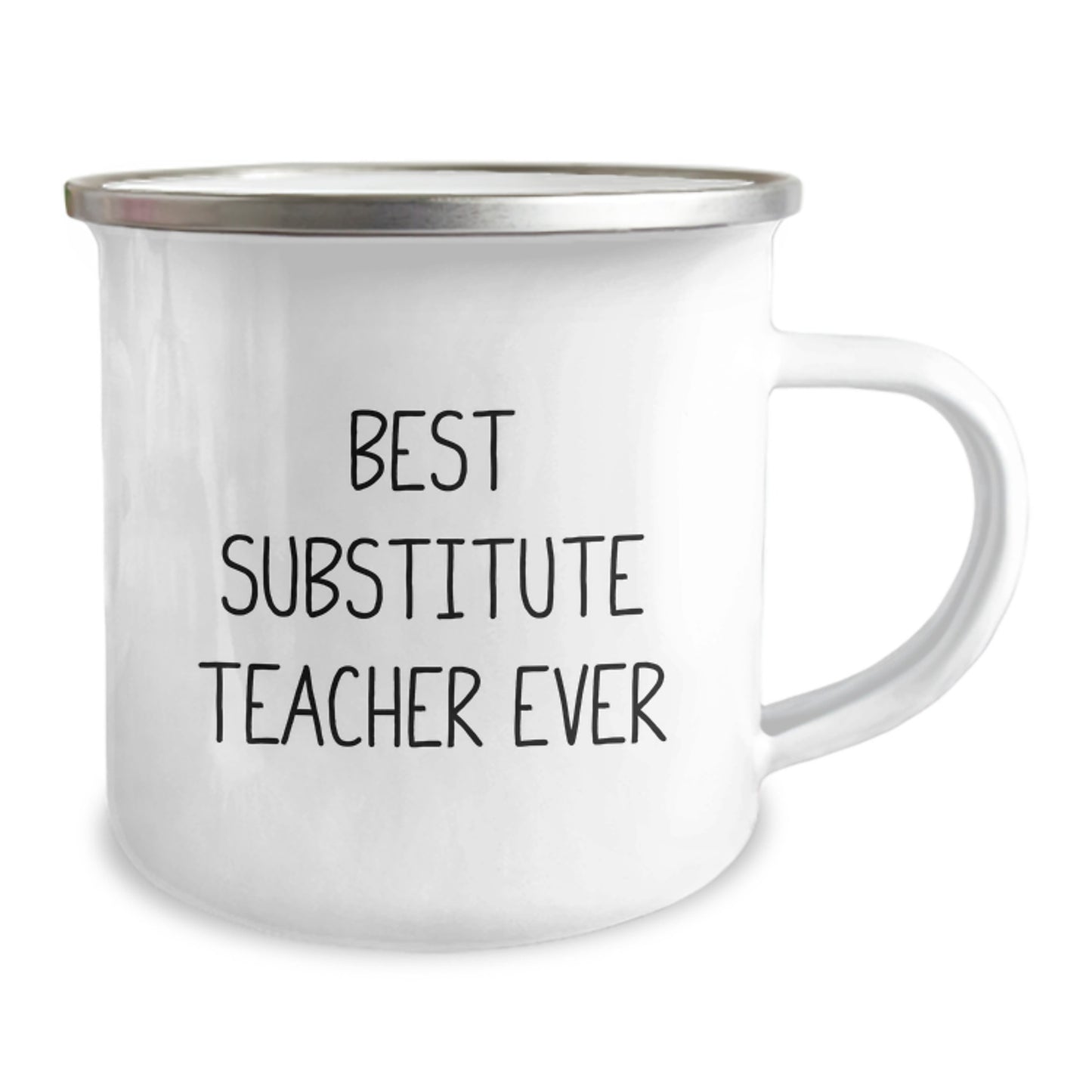 Funny Substitute Teacher Gifts for Men, Best Sub Teacher Ever Camping Mug, Birthday Unique Gifts from Friends - Image 2