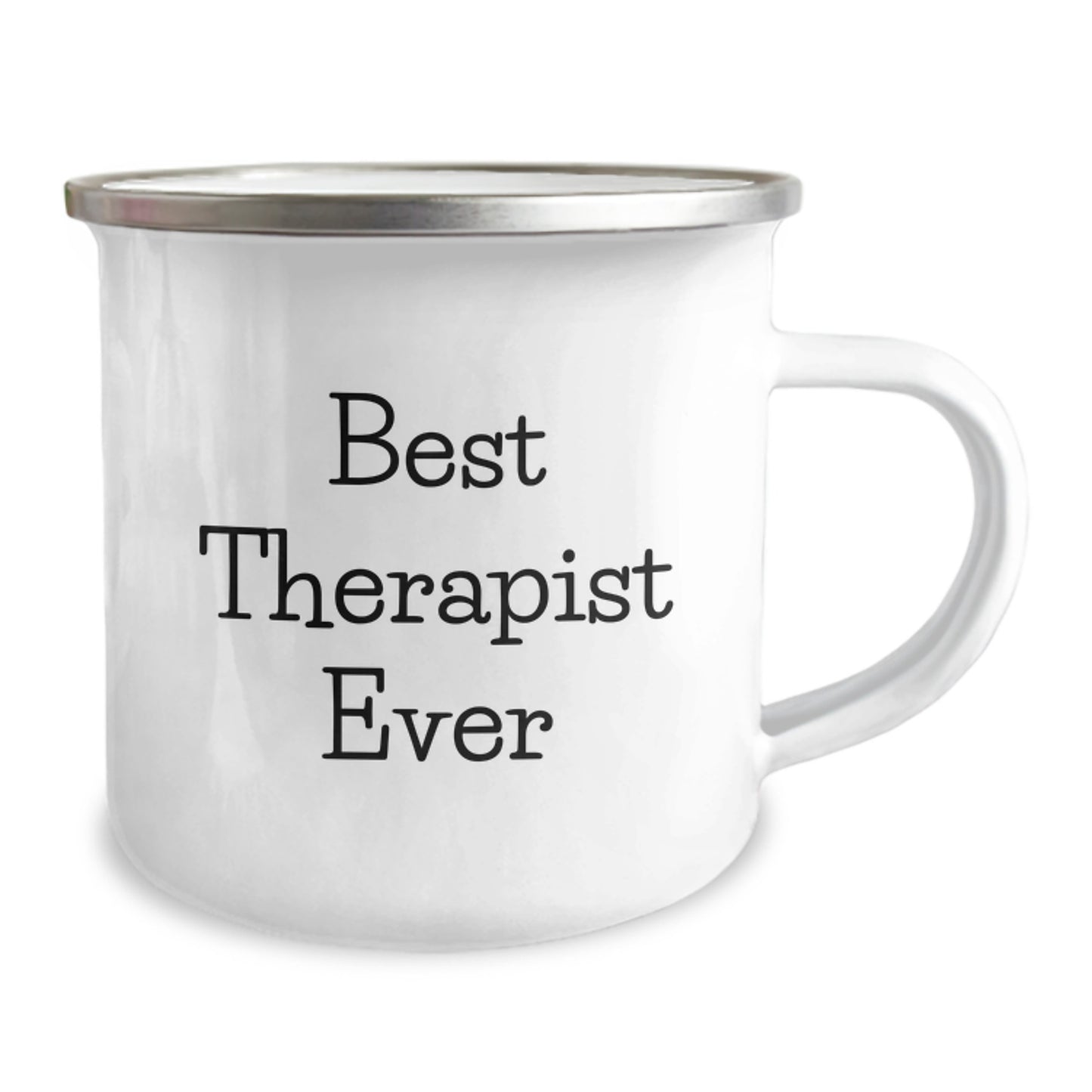 Funny Therapist Gifts from Friends, Best Therapist Ever Camping Mug for Birthday, Unique Gifts for Therapist Men - Image 2
