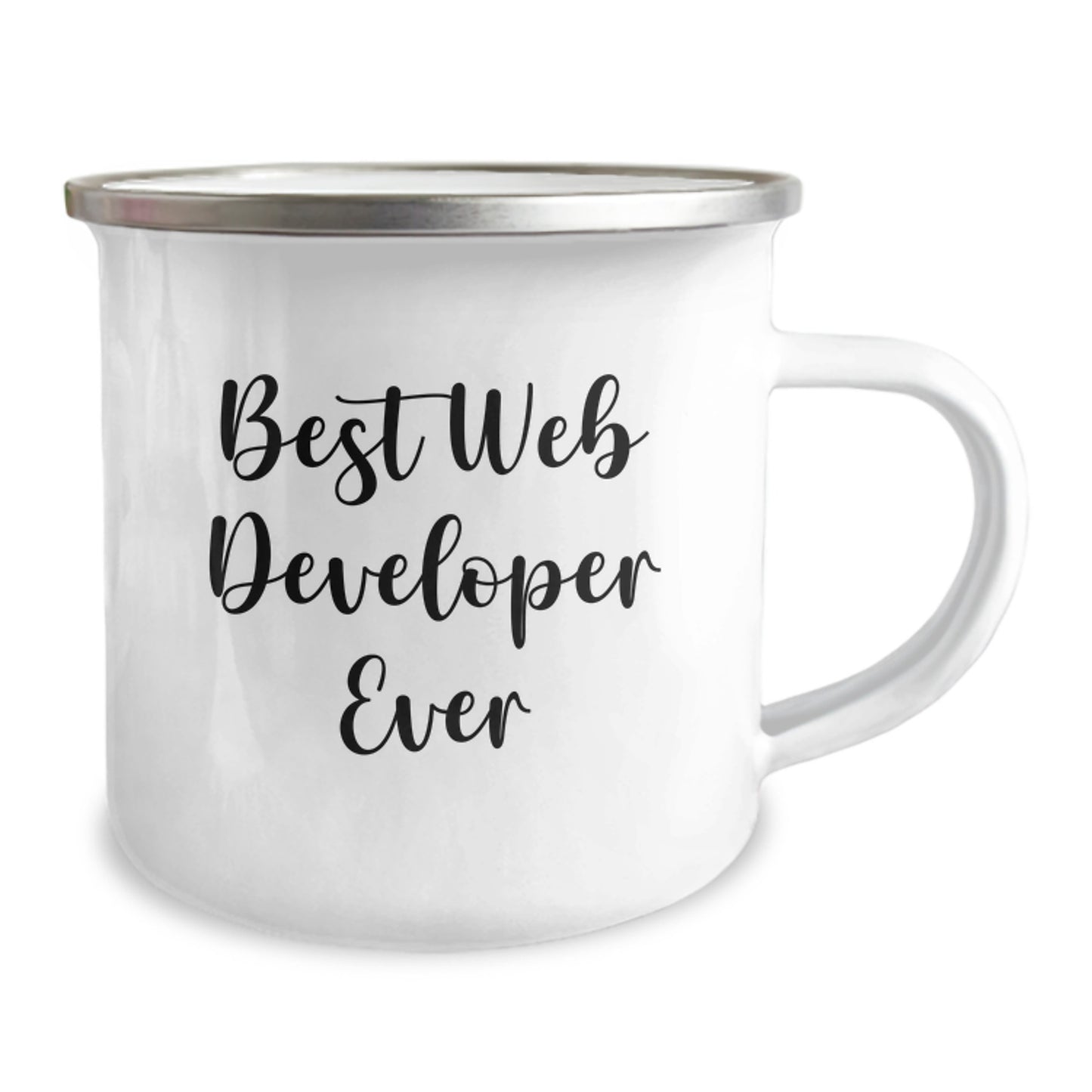 Birthday Gift for Her Web Developer Camping Mug 'Best Web Developer - Image 2