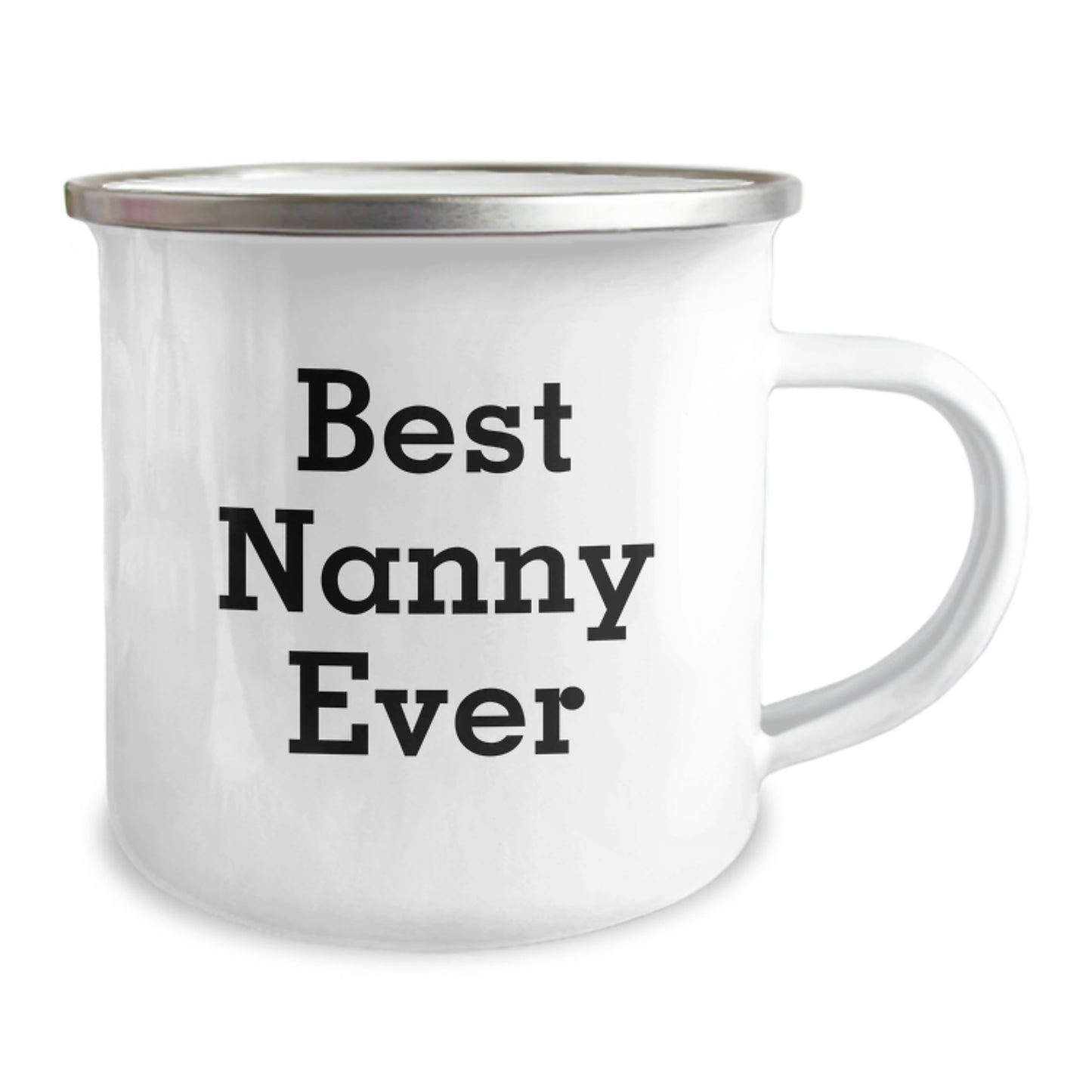 Funny Nanny Gifts from Men to Nanny, Unique Valentine's Unique Gifts for Nanny, Funny Camping Mug 'Best Nanny Ever' - Image 2