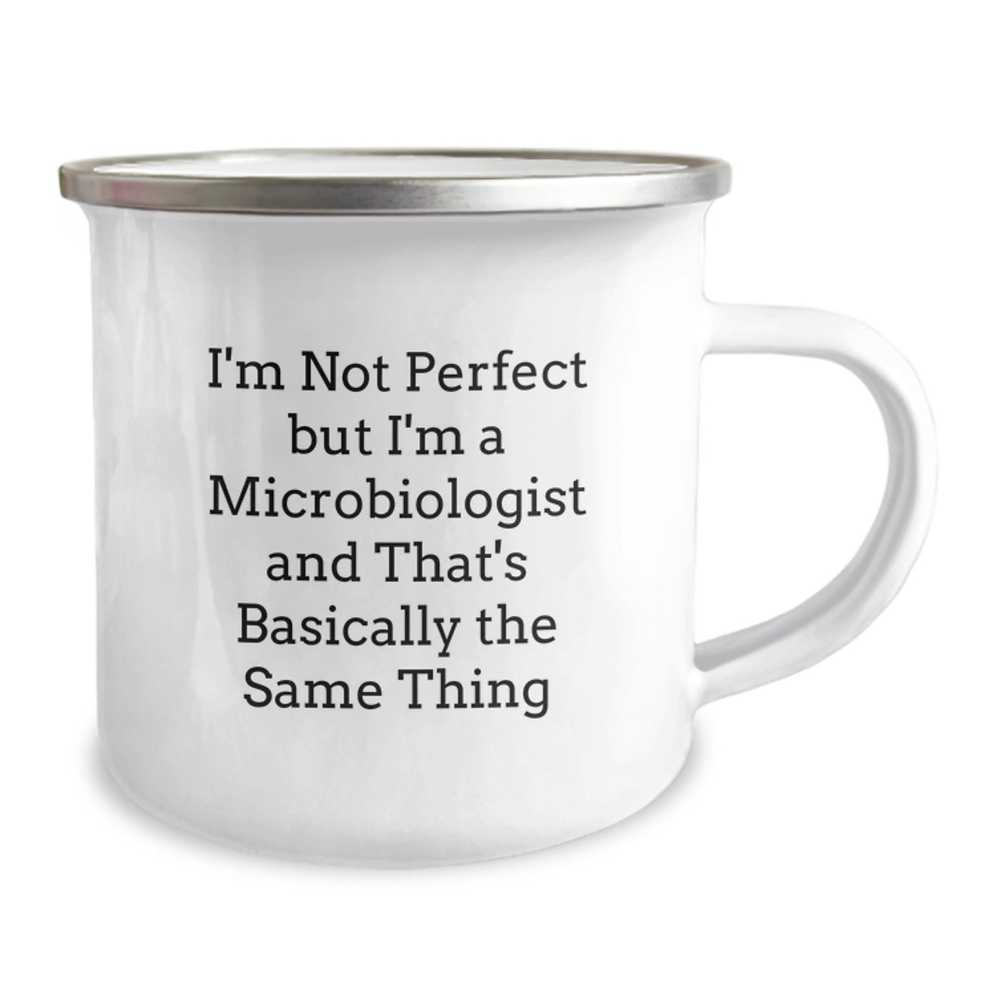 Quirky Microbiologist Camping Mug Birthday Gift for Friends Novelty - Image 2