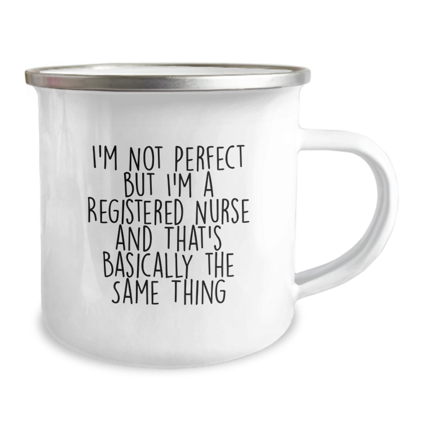Registered Nurse Keepsake Premium Camping Mug Birthday Gift for Him - Image 2