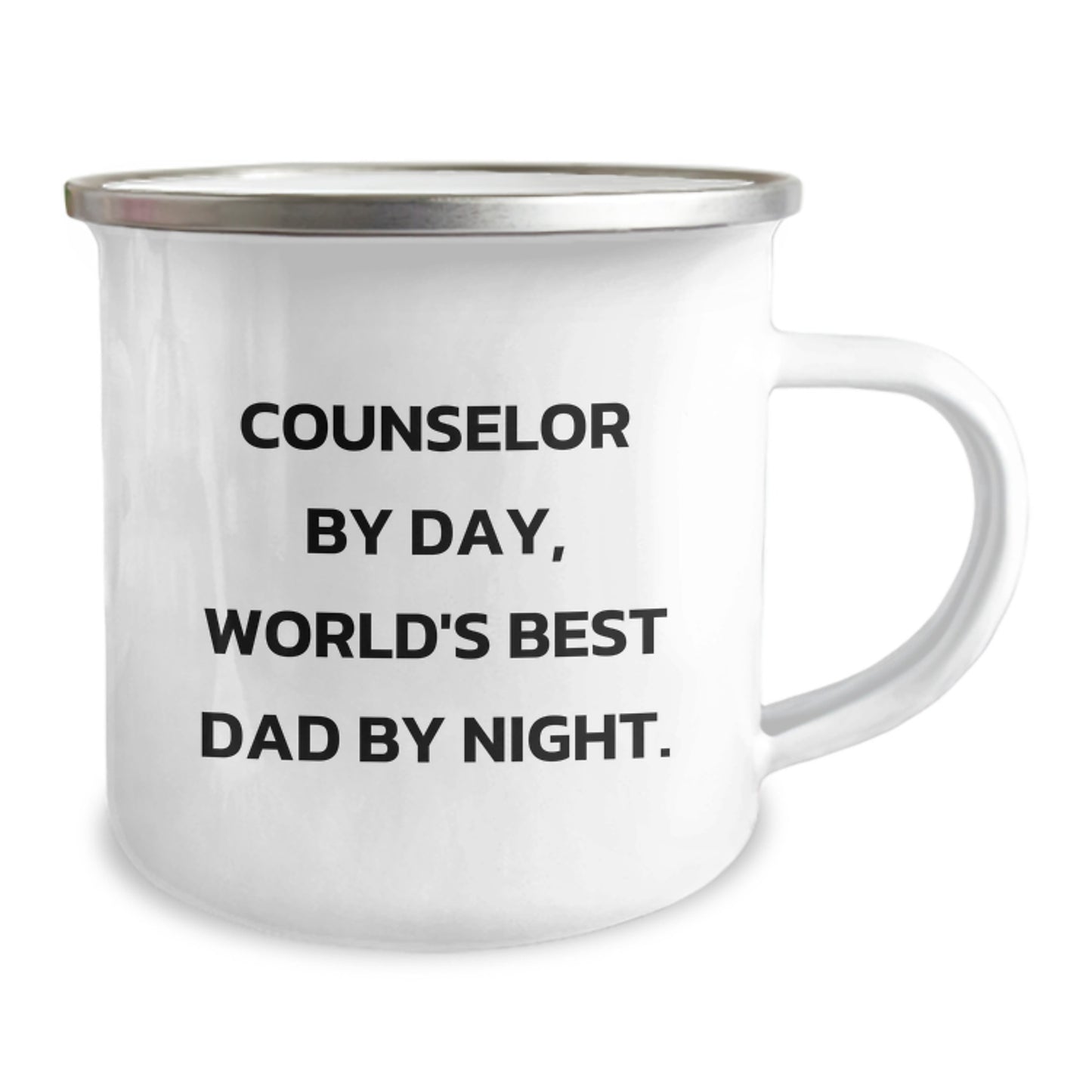 Counselor Keepsake Camping Mug for Him Birthday Gift 12oz Stainless - Image 2