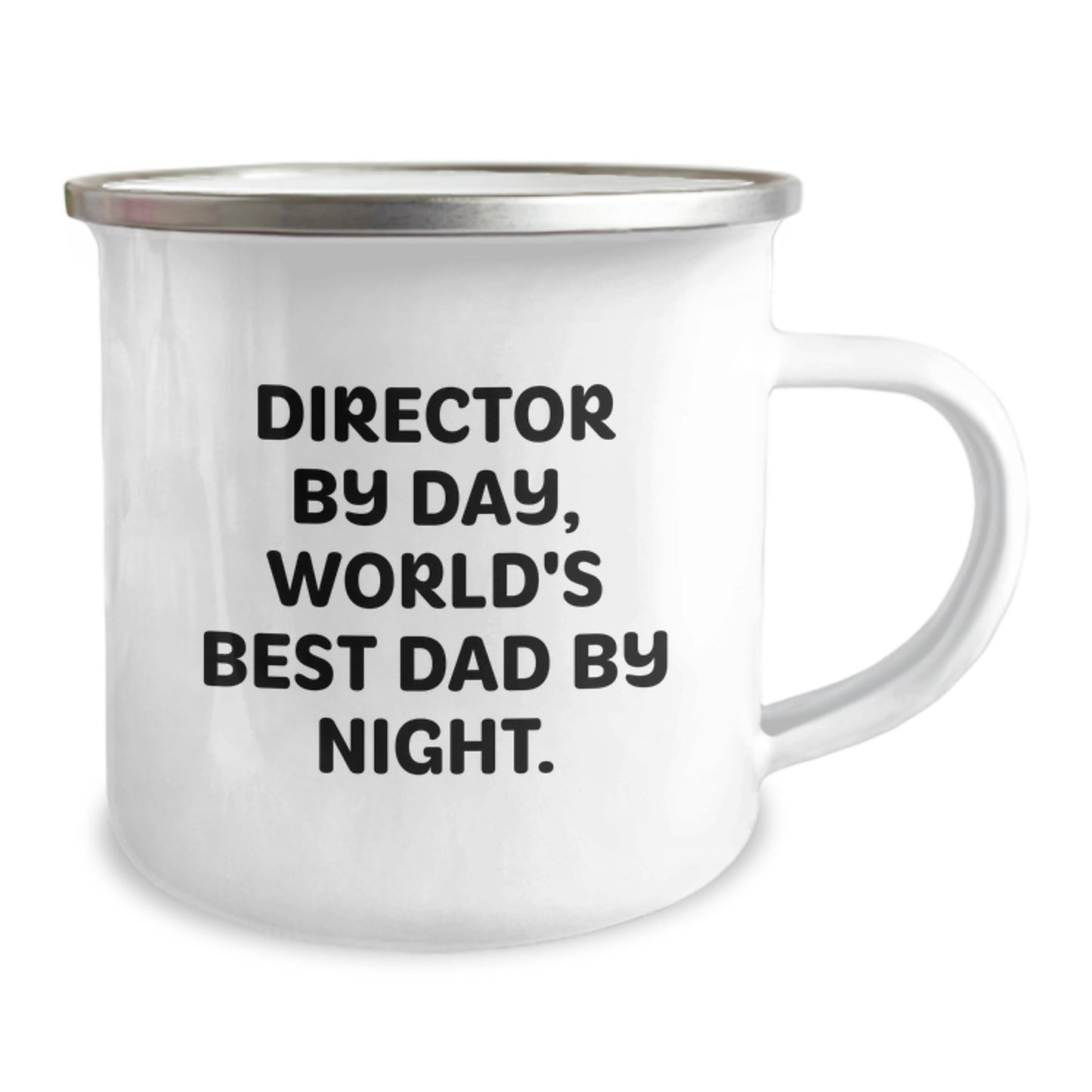 Dad Director Keepsake Camping Mug for Him Birthday Gift Stainless Steel - Image 2