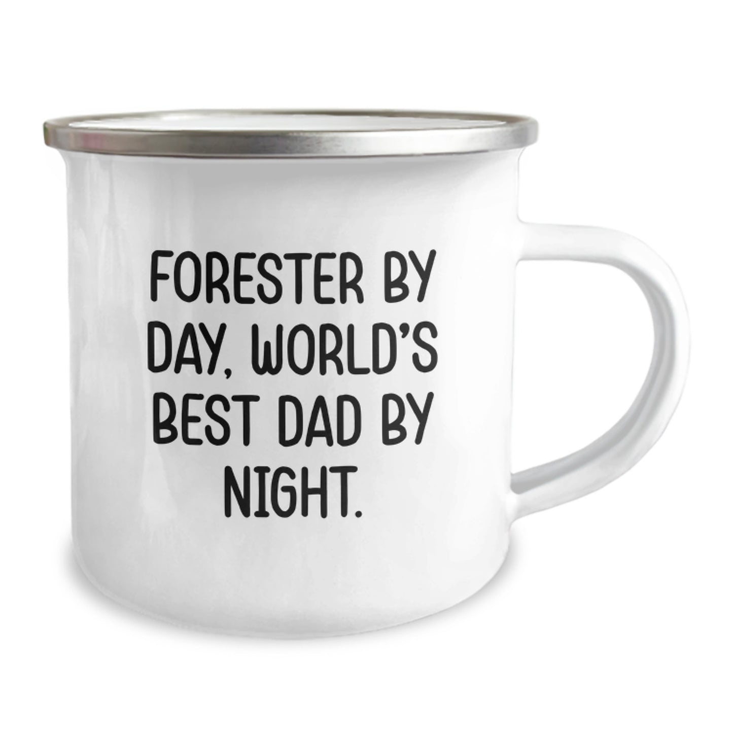 Forester Keepsake Camping Mug for Him Stainless 12oz Birthday Gift - Image 2
