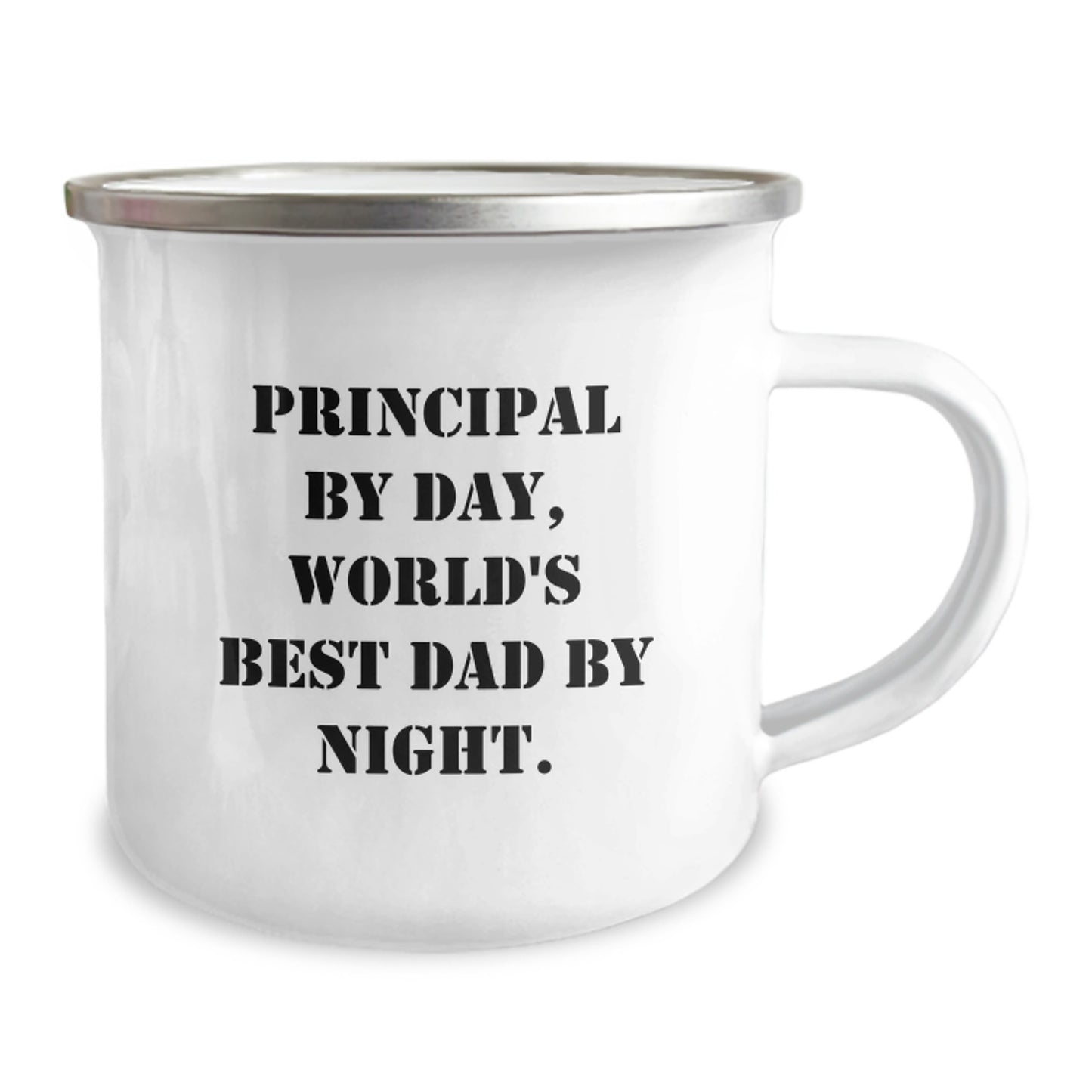 Principal Gifts, Funny Camping Mug, Principal By Day, World's Best Dad By Night., Gifts from Men for Principal, Birthday Unique Gifts - Image 2