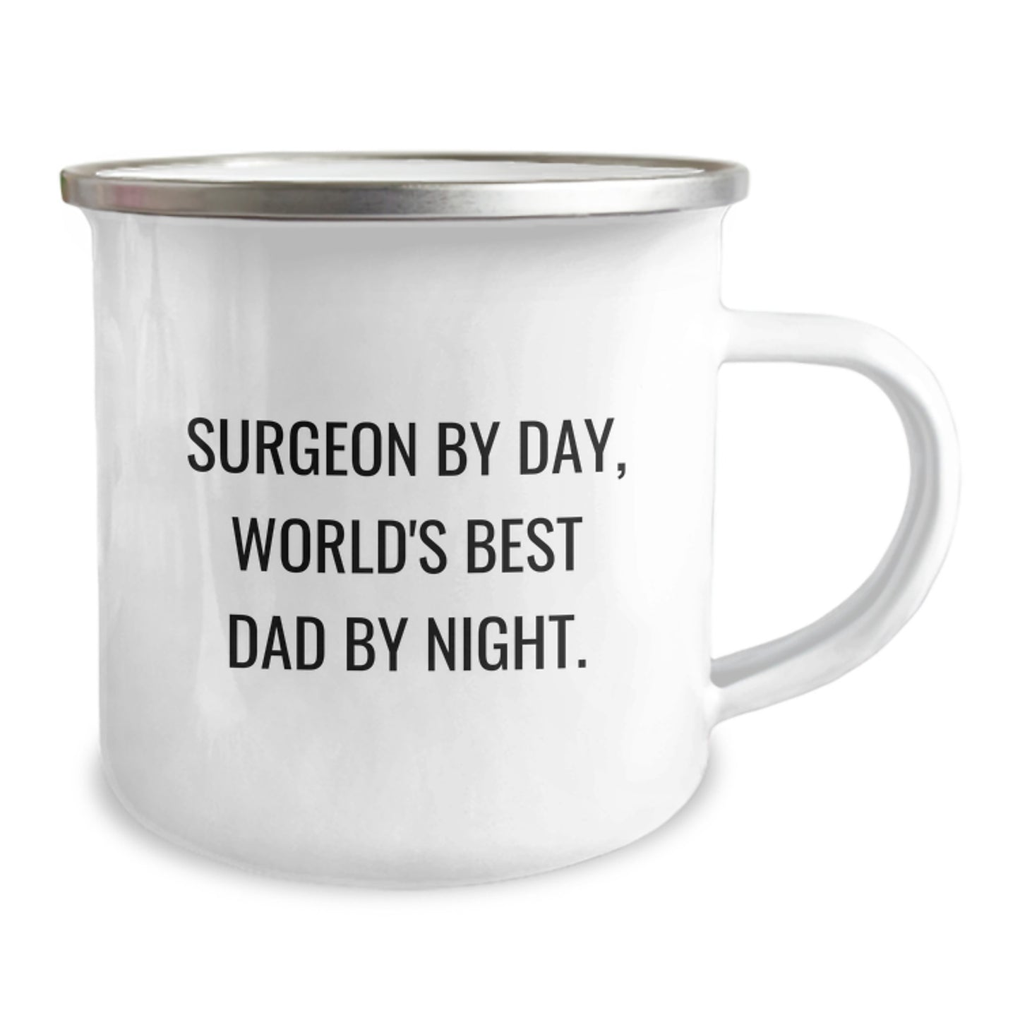 Funny Surgeon Gifts from Dad for Valentine's Camping Mug - Image 2